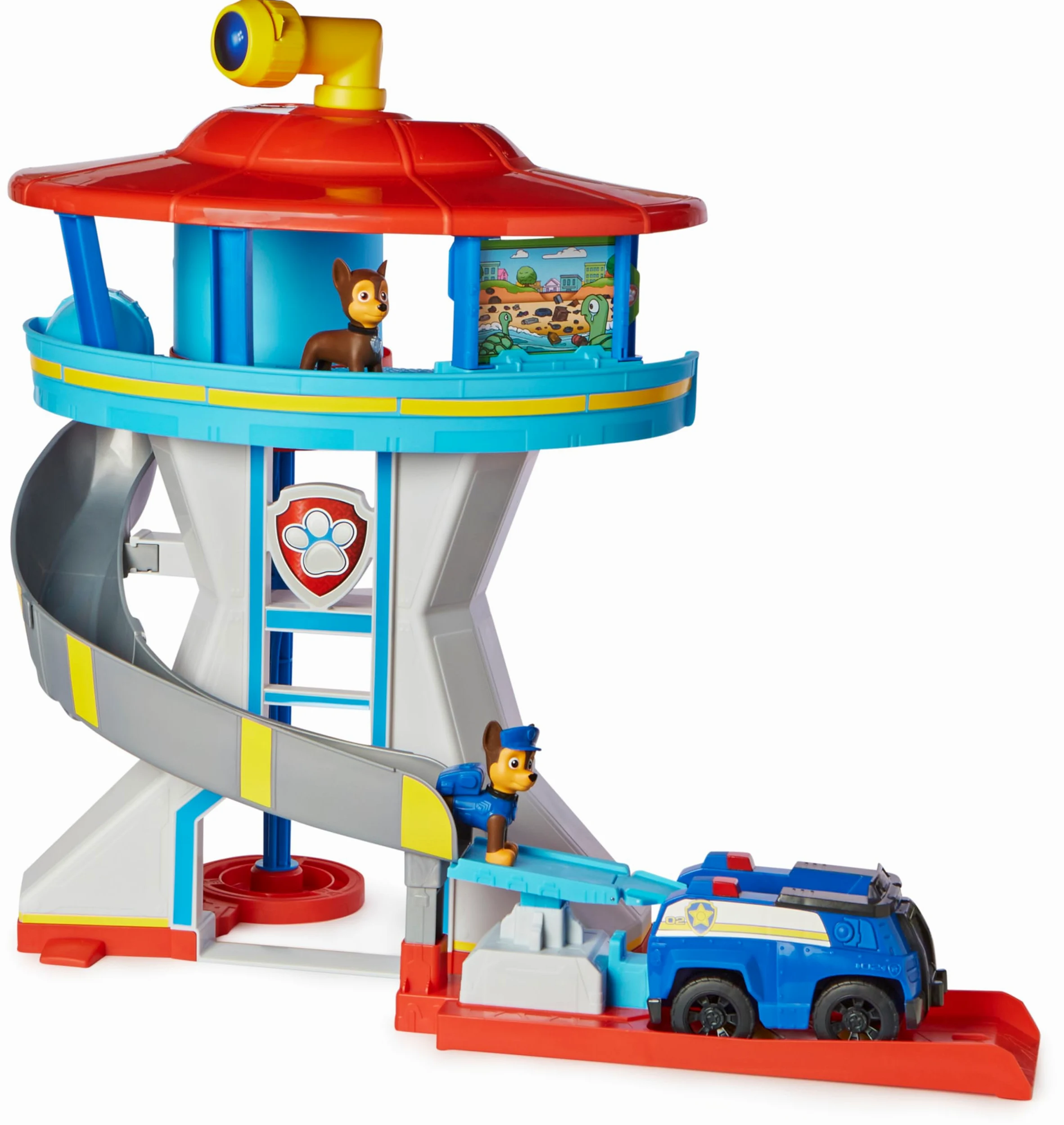 Paw Patrol, Quartier Generale, Set di Gioco Torre di Controllo, 3+ Anni