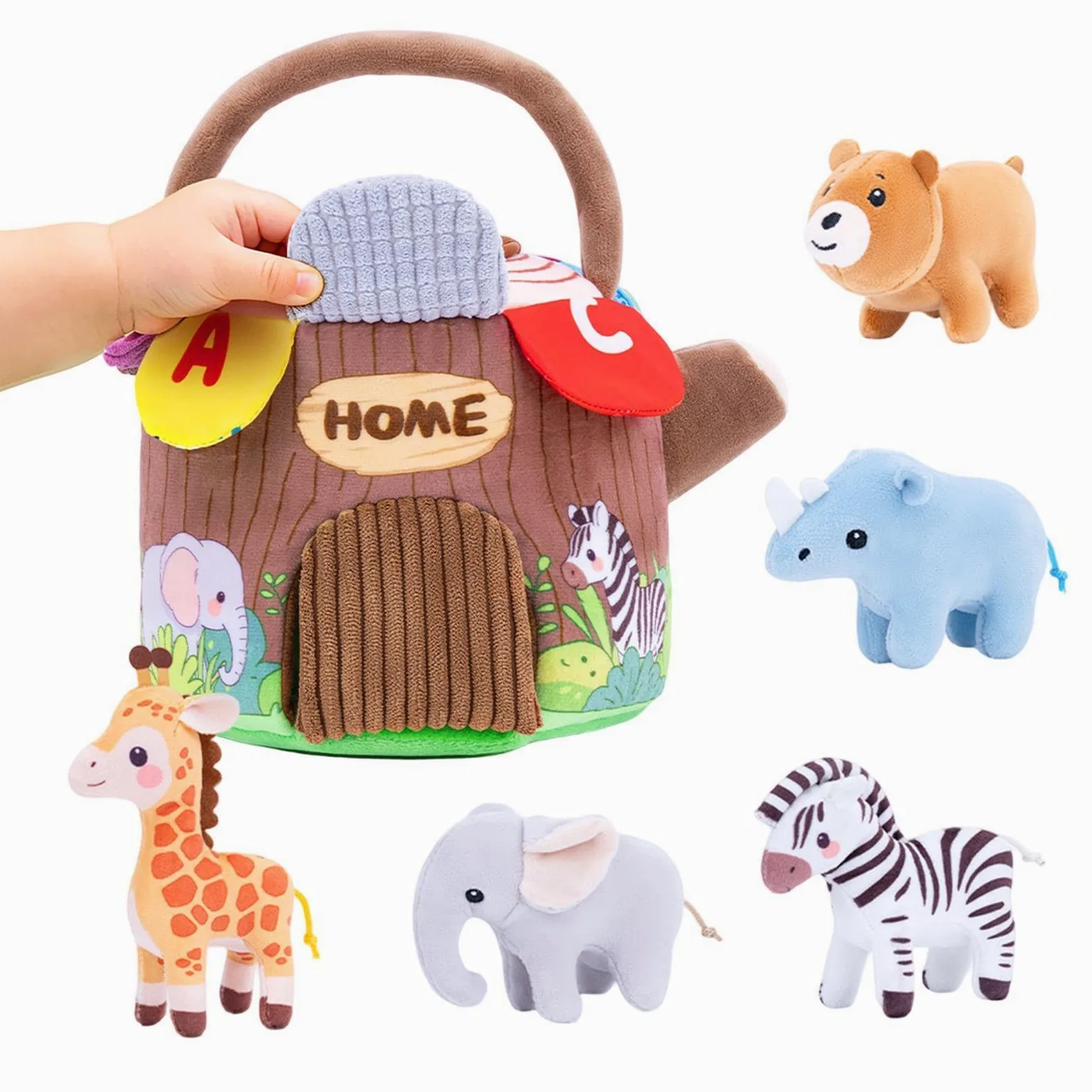 Animali Della Stalla Giocattoli Set Sensoriale di Apprendimento della | Set di animali per simbolico Per Bambini Casa Viaggio Scuola Materna Asilo Feste Classe