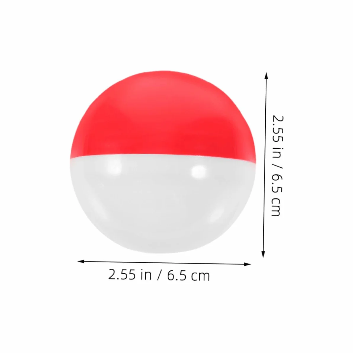 UKCOCO 50 Pezzi Rotonde Riempibili da 65mm per Distributori Automatici, Contenitori Trasparenti Multiuso per Caramelle e Giocattoli, Palline Colorate per Bomboniere e Decorazioni Feste