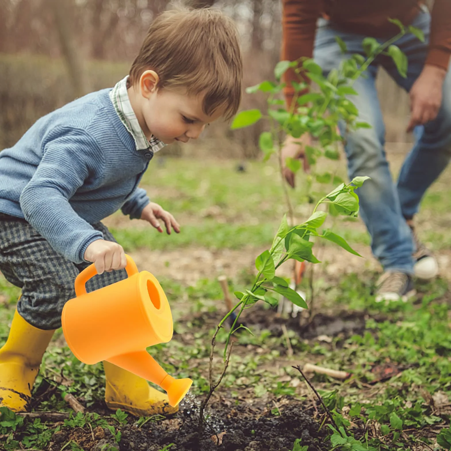 Booaee Set di Attrezzi da Giardinaggio per Bambini, 23 Pezzi con Annaffiatoio