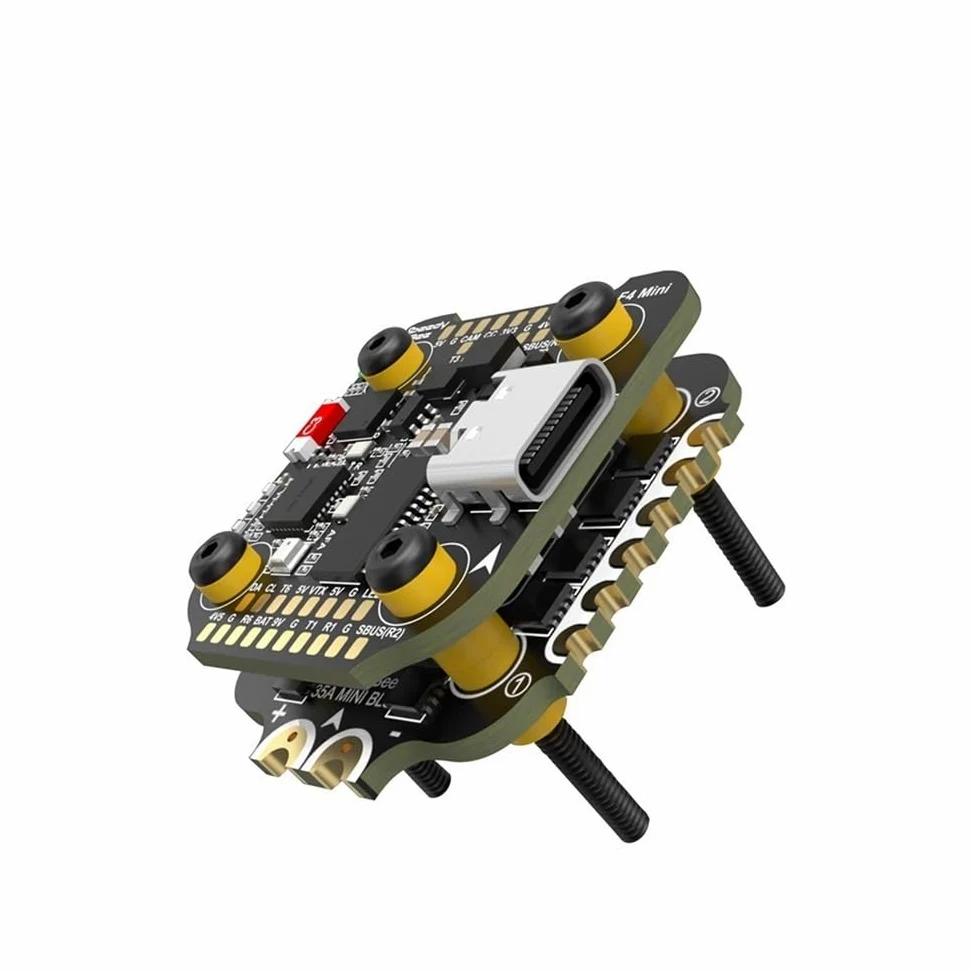1 pz F405 Stack Flight Controller adatto for FPV Racing Drone FC 35A V2 3 6S 20x20 4 in 1 ESC Dual BEC(Stack)
