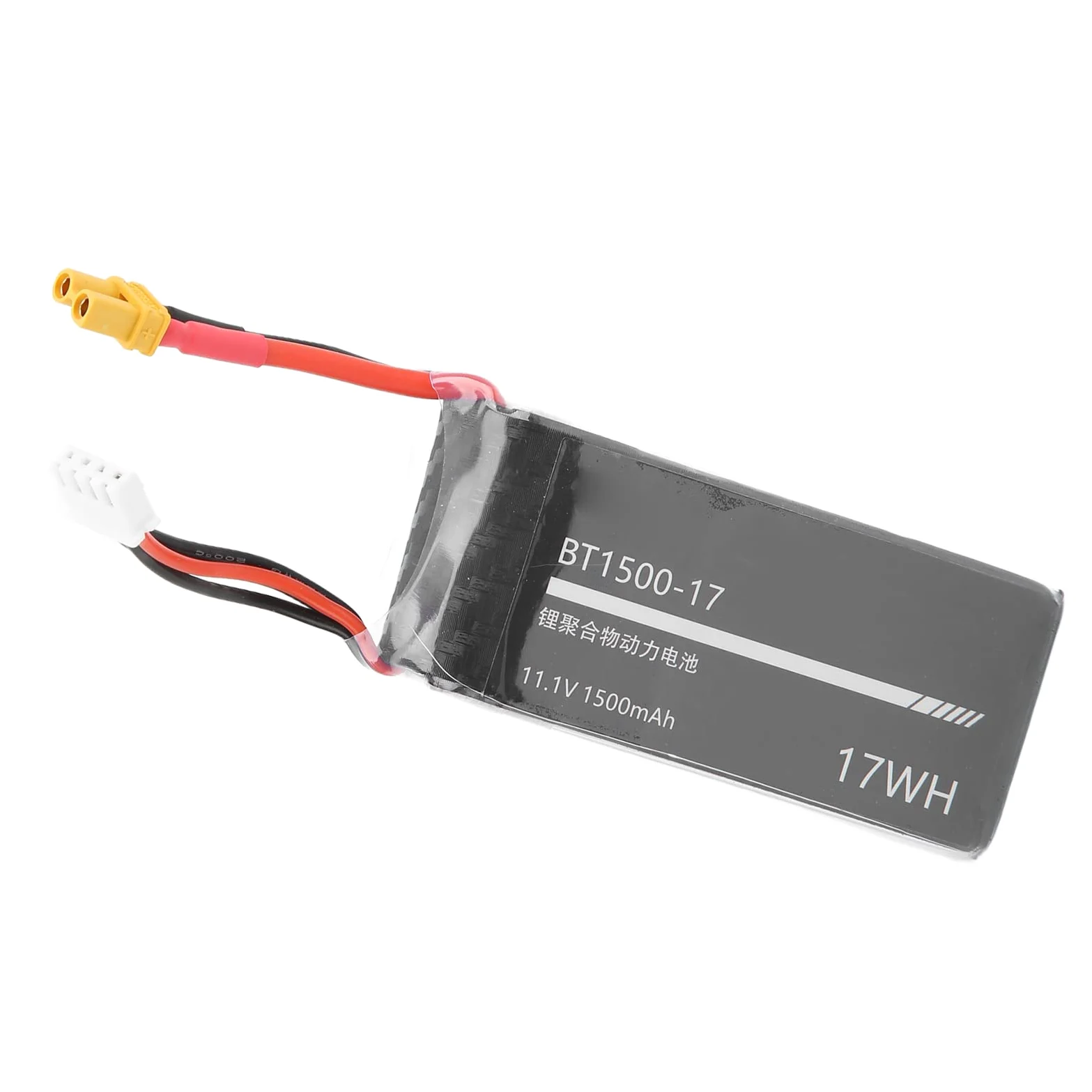 per batteria rc lipo, 11.1v 1500 mAh 3s ad alta capacità, connettore XT30, durevole per auto RC, per barca RC, per aereo RC, potenza forte, prestazioni di lunga durata