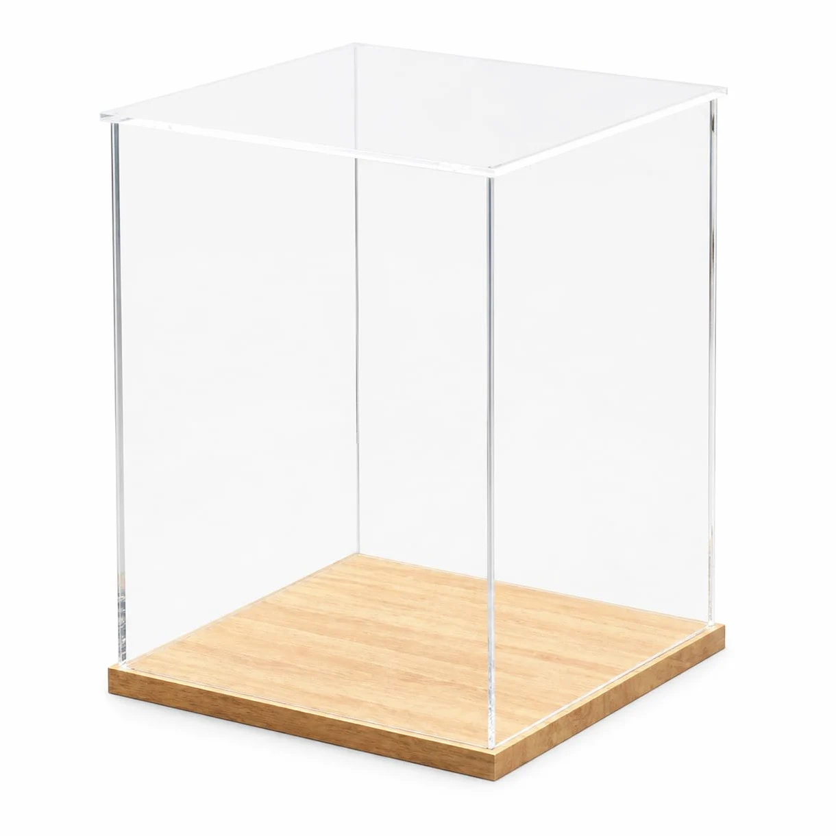 Vetrinetta Espositiva Acrilico , 50cm x 20cm x 25cm | Acrilico e legno - porta singola o doppia gri - spessore 12mm - design impilabile - per modellismo