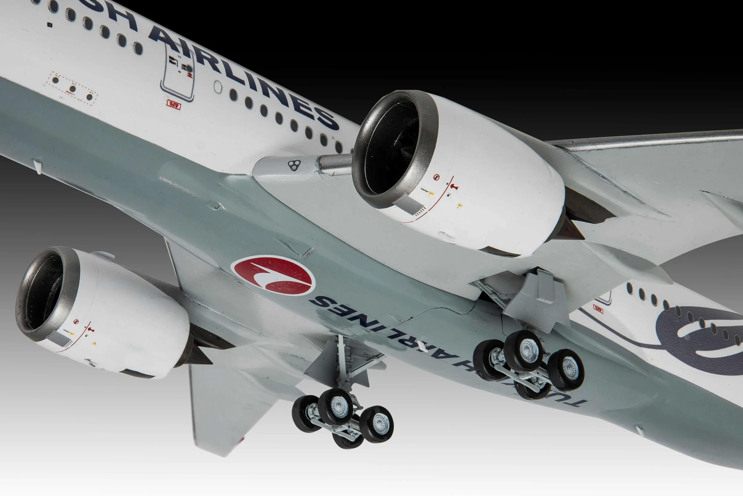Revell 03773 Airbus A350-900 Turkish Airlines 1:144 - Modellino in plastica non costruita/non verniciata