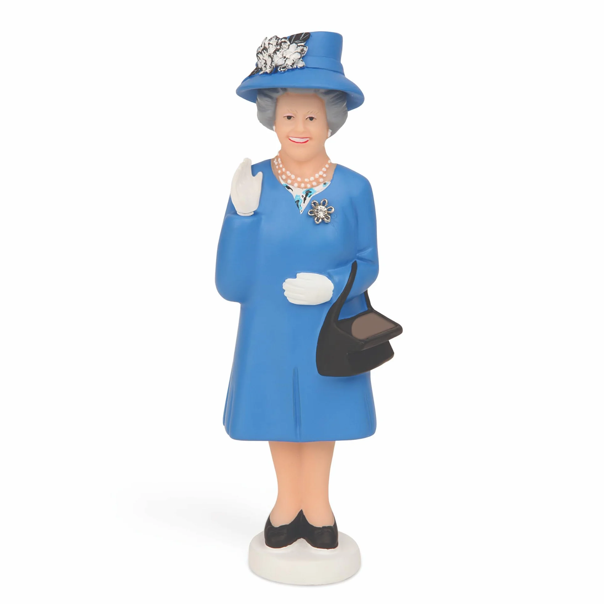 Kikkerland Solar Queen Derby Edition Statuina Plastica Azzuro 8.0x5.0x19.0 cm