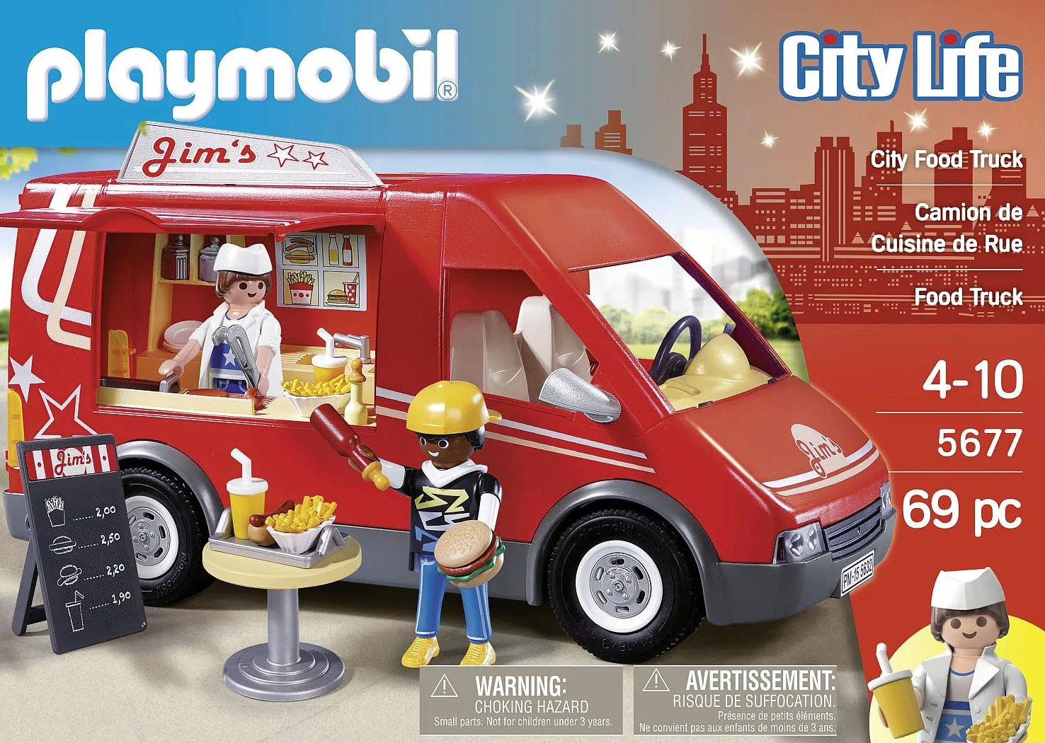 PLAYMOBIL City Life 5677 Food Truck, Giocattoli per Bambini dai 4 Anni