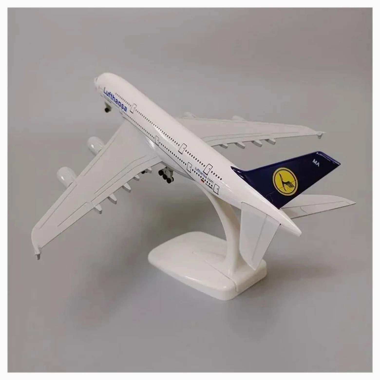 Kit Modello Di Aereo Pressofuso Da 20 Cm Per British Airways Airbus 380 A380 Per Regalo Collezione Appassionati Aviazione Modello di Aereo in lega