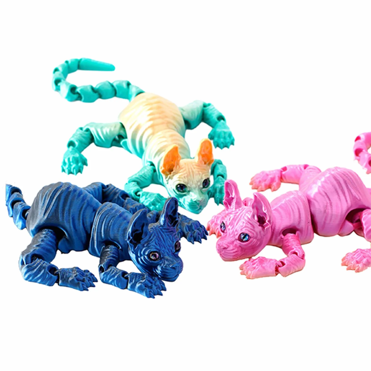 Giocattolo con gatto stampato in 3D,