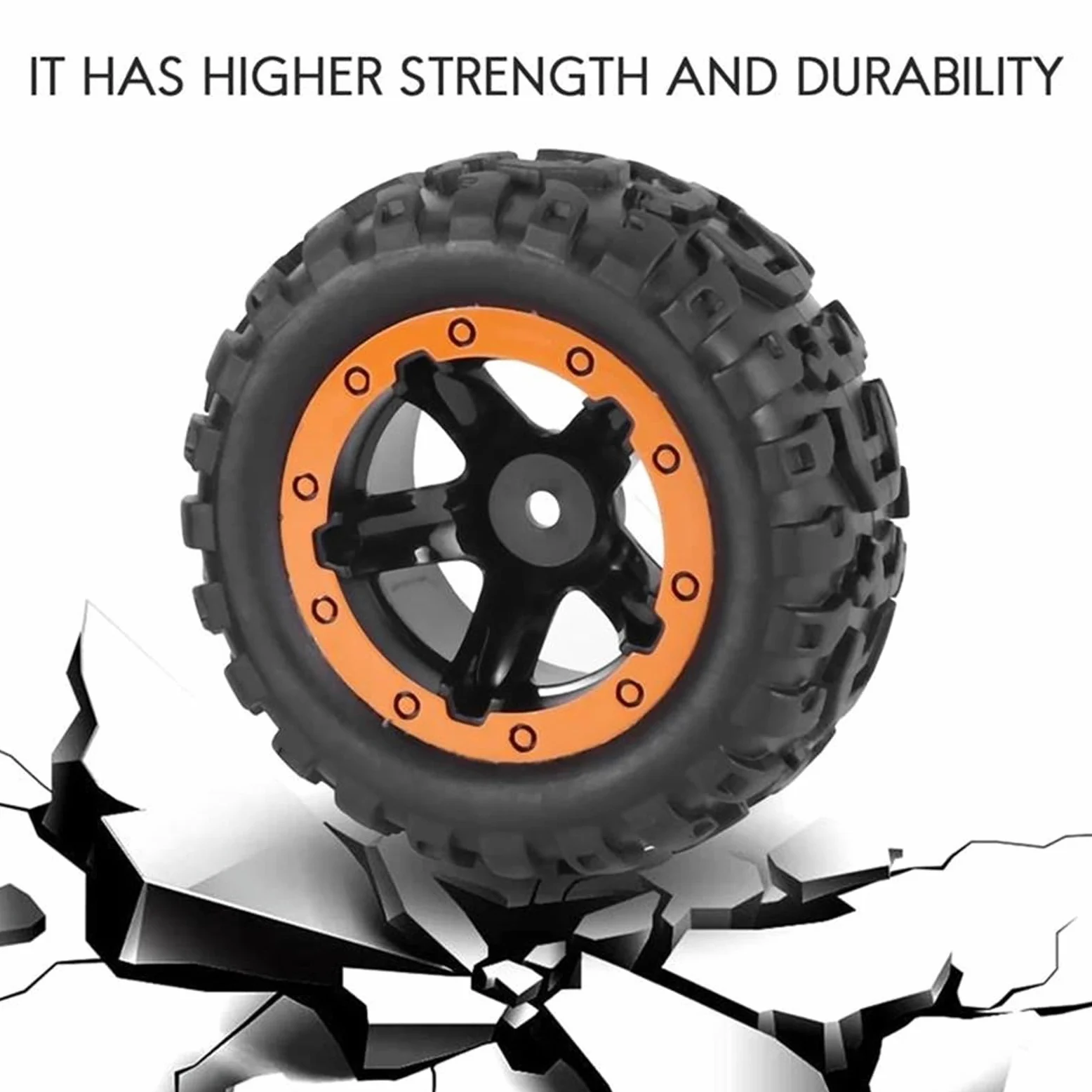Compatibile Con HBX 16889 4 Pezzi Pneumatici E Ruote Cerchioni Accessori Per Auto Telecomandate 1/16 RC Di Ricambio M16038