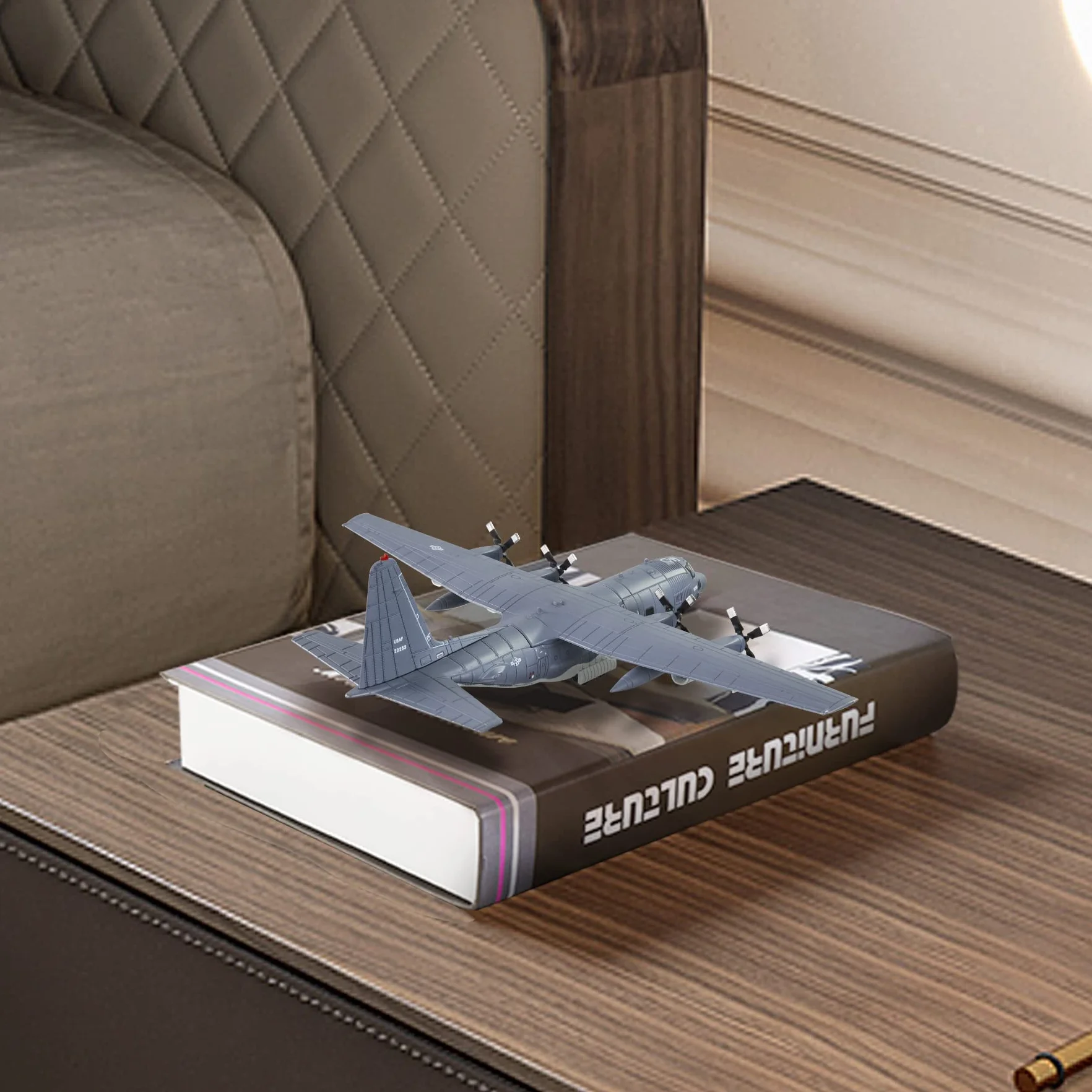 1/200 AC-130u Fighter Attack Plane Metal Fighter Military Model Fairchild Republic Diecast Plane Model for Commemorate Collection or Gift