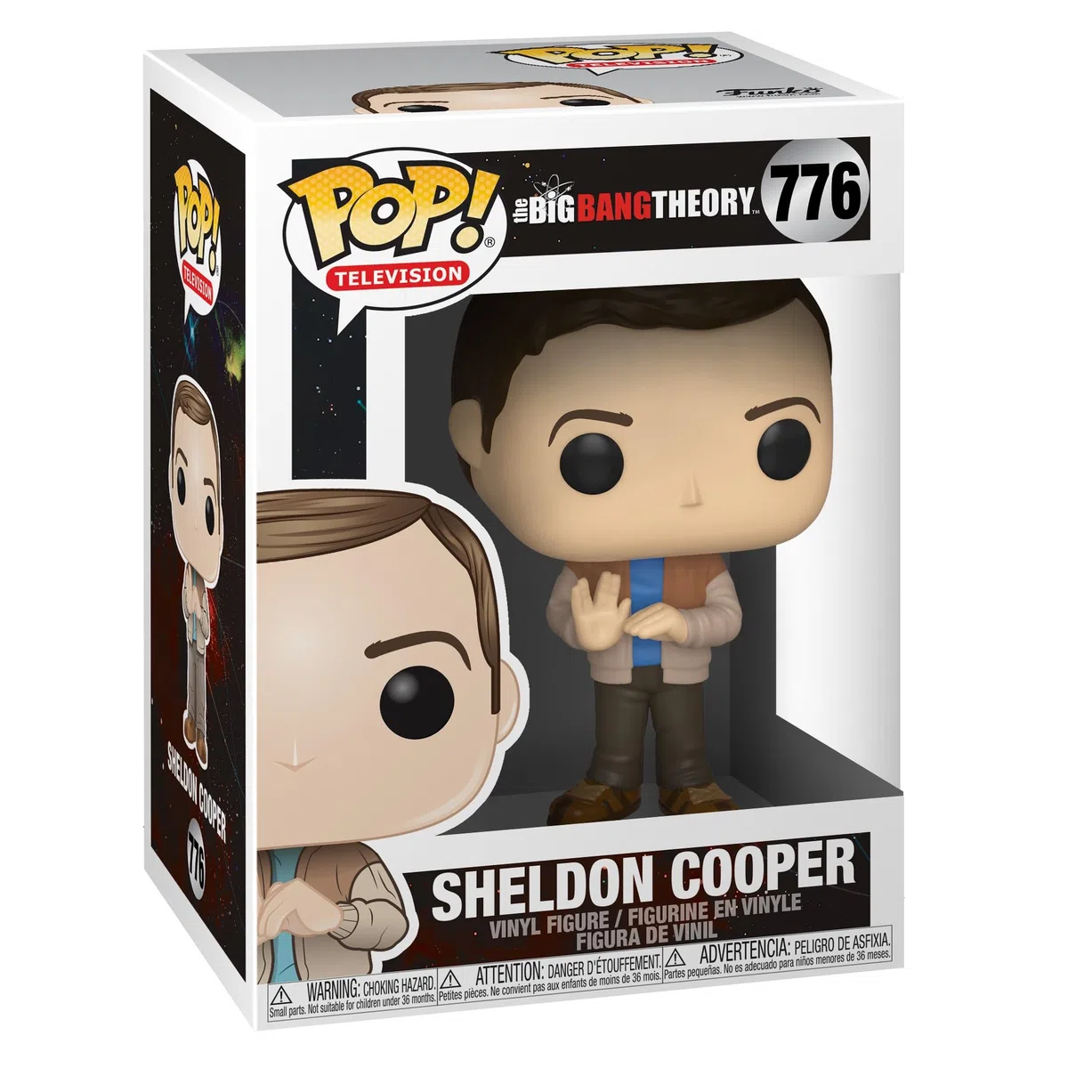 Funko Pop! TV: Big Bang Theory-Sheldon Cooper- Figura in Vinile da Collezione - Idea Regalo - Merchandising Ufficiale - Giocattoli per Bambini e Adulti - TV Fans - Figura per i Collezionisti