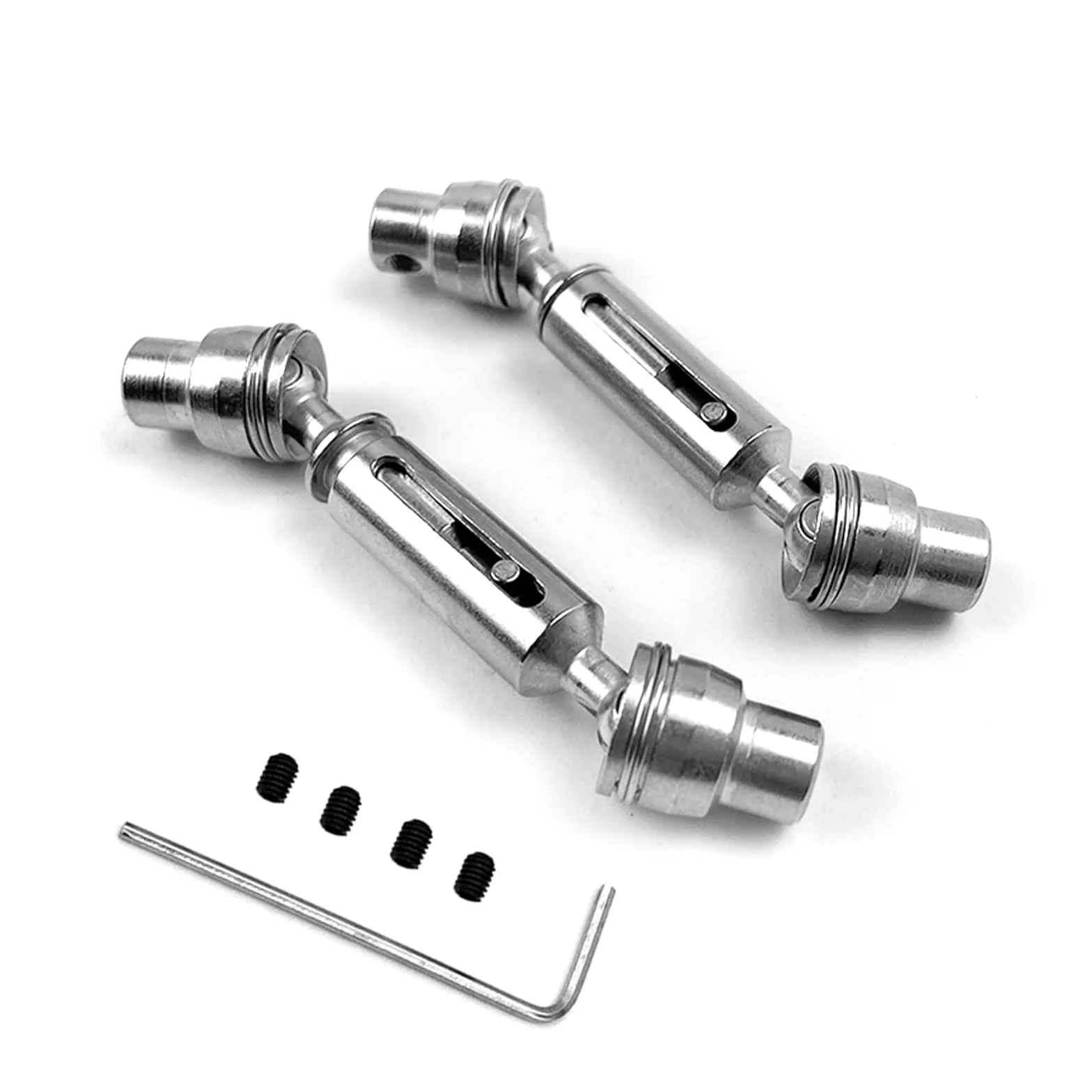 Per WPL C14 C24 C34 Per MN D90 D91 D96 D99 D99S MN90 Per MN98 Per MN99S 2 Pz Metallo Albero Trasmissione RC Auto Aggiornamenti Parti Ricambi Modellini RC