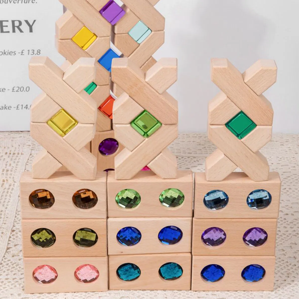 Generico Per Bambini | Giochi per lo Sviluppo Precoce - Giocattolo Sensoriale da Impilare,Per Viaggio Scuola Festa Sala Giochi Homeschooling Campo Estivo Attività Di Gruppo Compleanno Vacanza