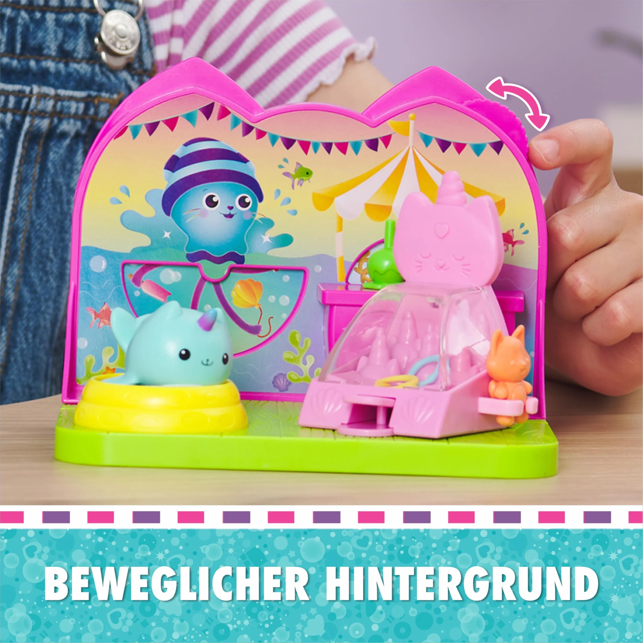 Gabby et la Maison Magique - Gabby dollhouse - Playset Deluxe Carnevale - 1 statuetta + accessori - pezzo per casa delle bambole - cartone animato Gabby e la casa magica - giocattolo per bambini 3