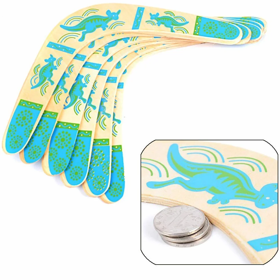Boomerang Volante Flying Boomerang in Legno a Forma di V Giocattolo in Legno per Sport all'Aria Aperta Boomerang Volante per Bambini e Adulti Boomerang All'aperto Sport Regalo Giocattolo