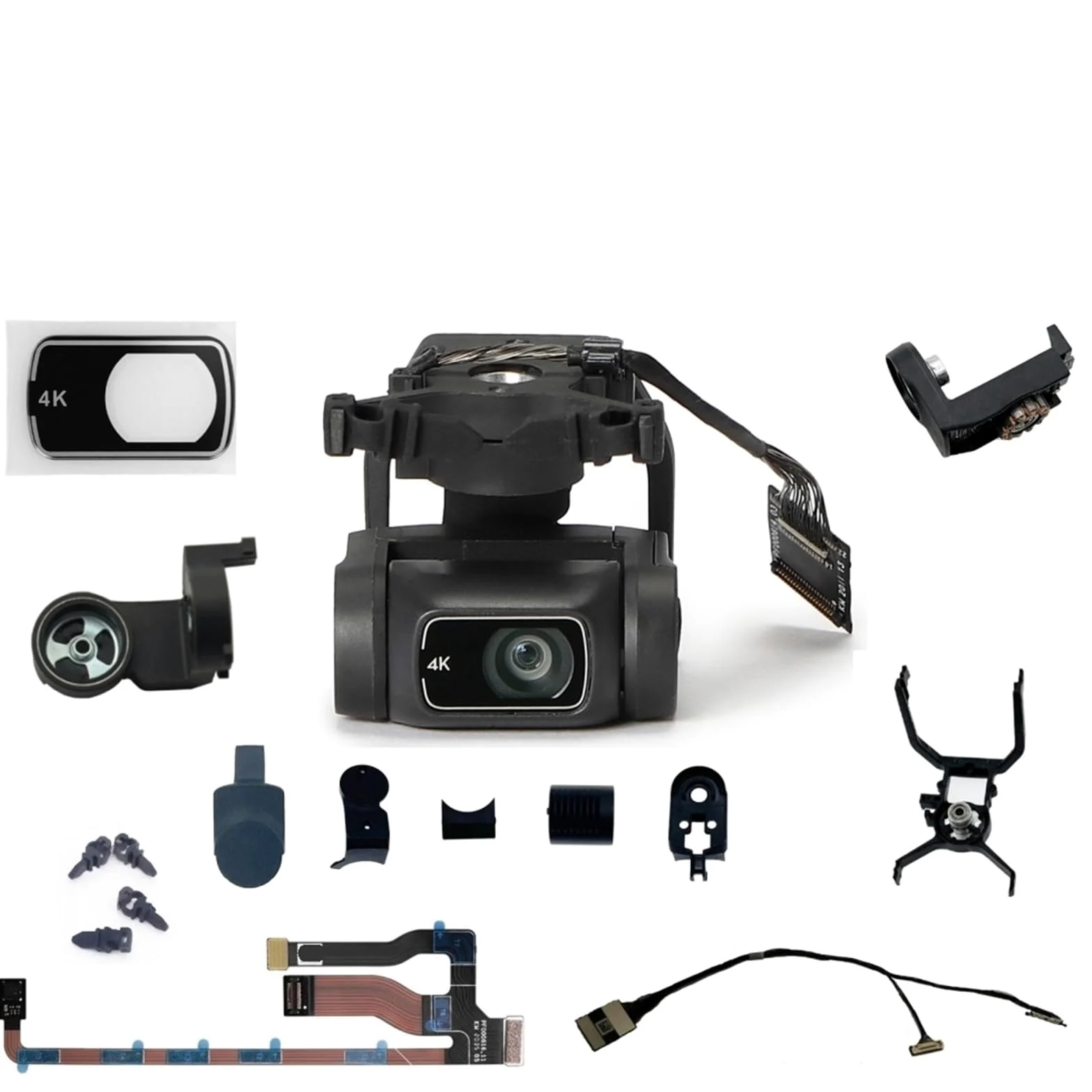 Compatibile Con Il Kit Di Riparazione Del Giunto Cardanico For Drone MINI 2 | Raccordo cardanico integrato for drone for obiettivo PTZ rotto e sostituzione della linea del circuito(2 Cables)
