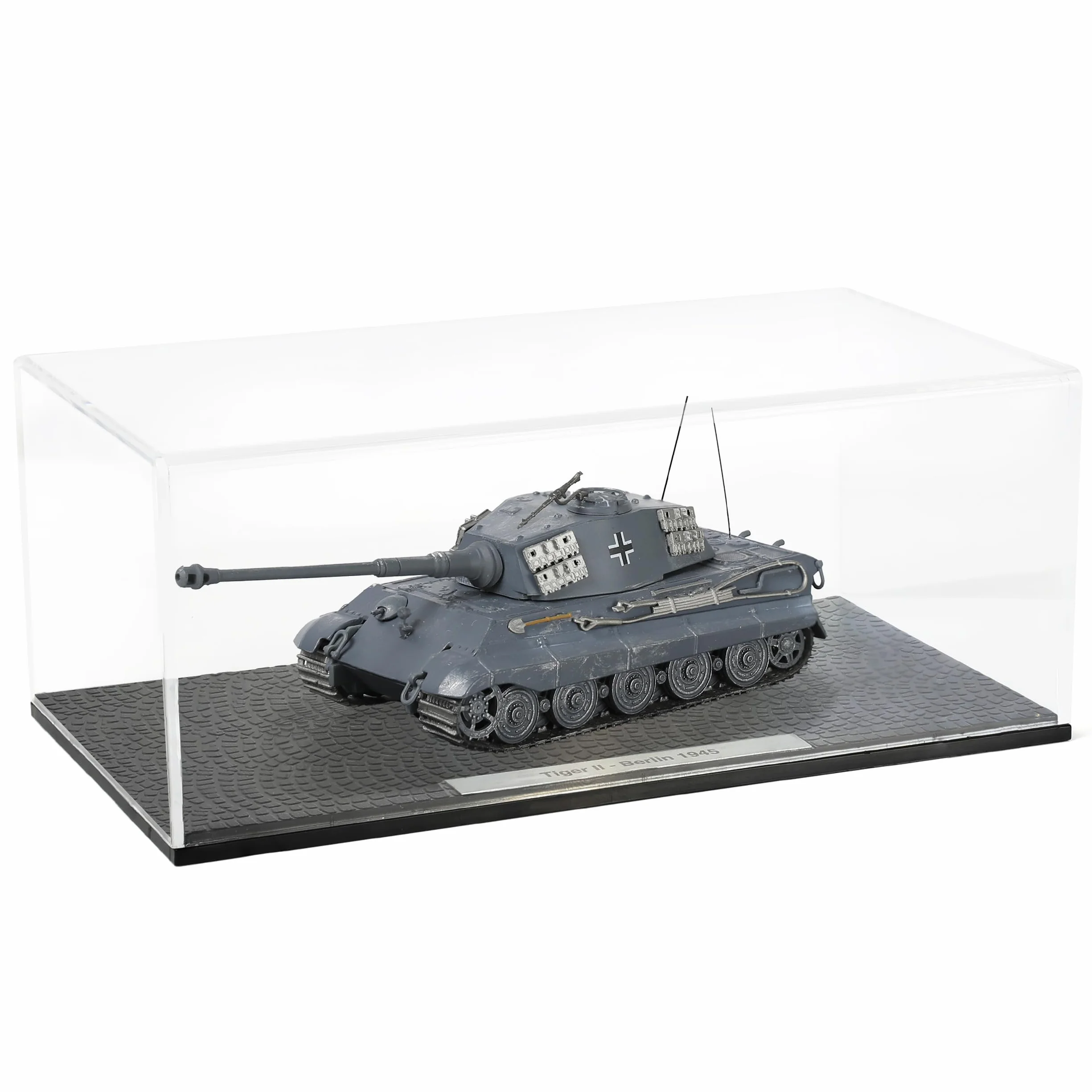 NUOTIE Modello di carro armato militare in scala 1:72, metallo in lega pressofuso, Tiger II Berlino 1945, veicolo militare, carro armato Mini 1945