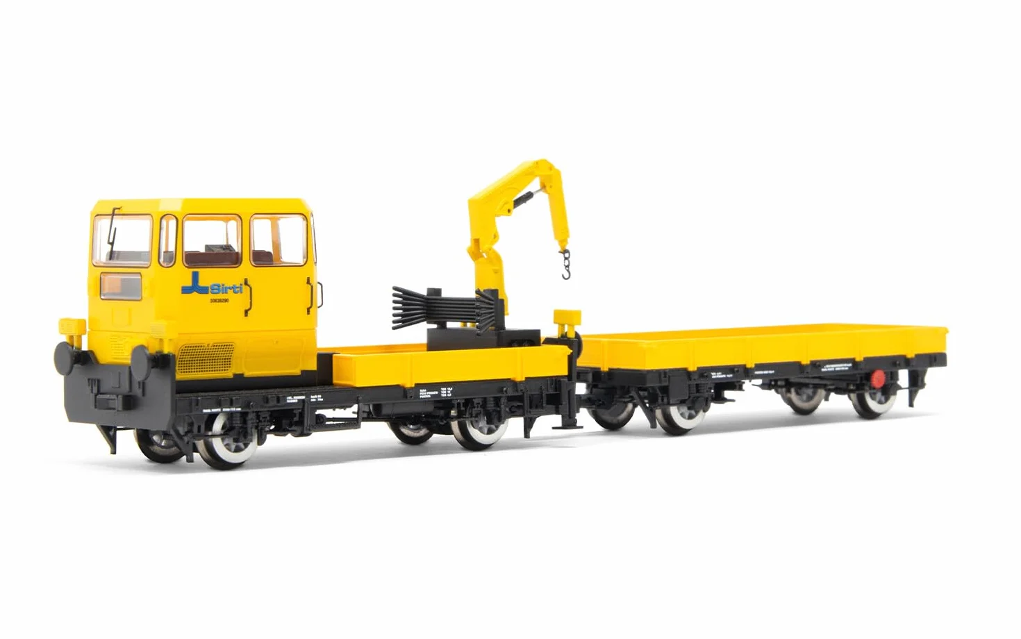 Rivarossi HR2910 FS, veicolo di manutenzione KLV 53 livrea gialla, "Sirti", ep. V Loco - Diesel