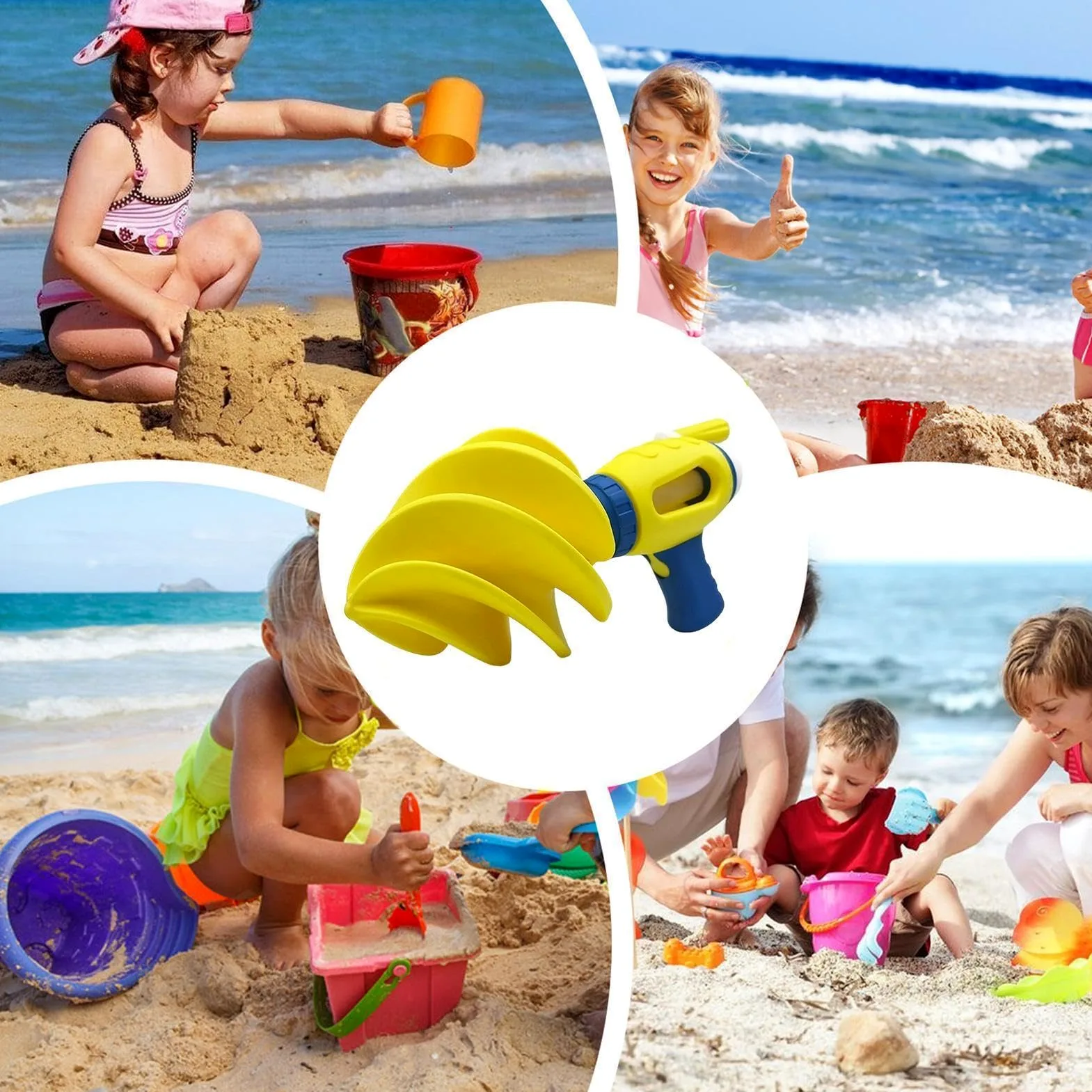 Giocattoli Di Sabbia Da Spiaggia Trapano A Manovella Per Bambini Scavo E | Giocattoli da Spiaggia per Giardino, Giochi, , Picnic, Campeggio e Viaggio all'Aperto