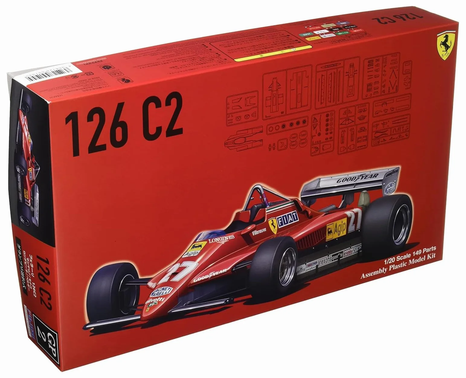 modello di Fujimi 1./2.0 Grand Prix Series No.2. Ferrari 1.2.6.C2. 1.9.8.2.