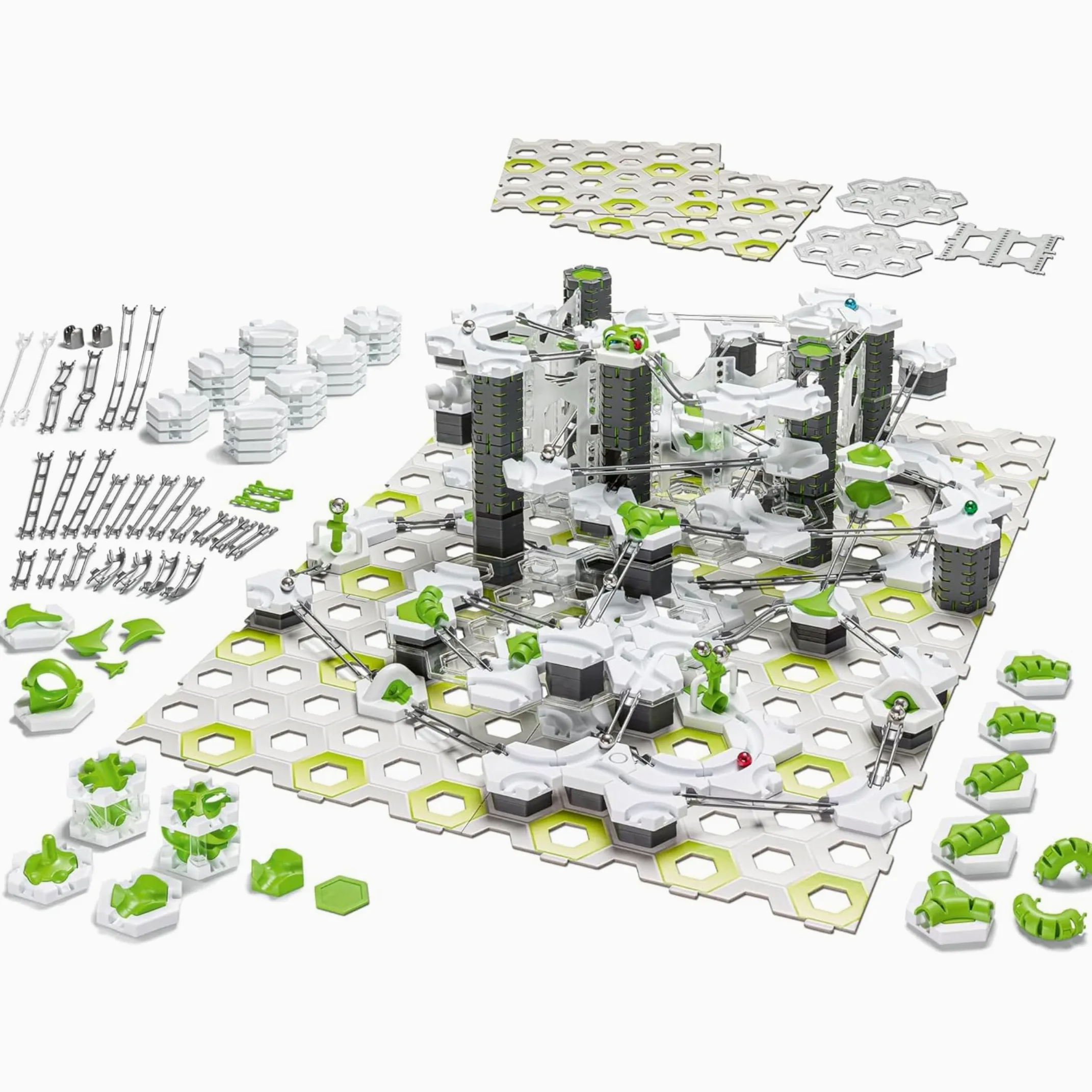 Ravensburger - Gravitrax Pro Giant Starter Set | Pista Biglie Con 409 Pezzi | Rompicapo Bambini Con Le Biglie | Giochi Bambino 8 Anni Maschio e Femmine | Giochi Per Bambini Compatibili Con Tutti