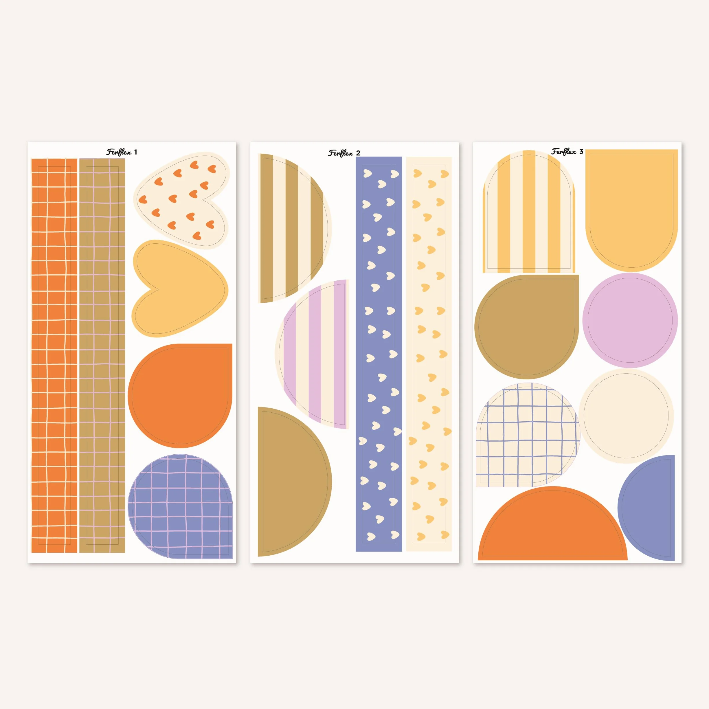 FERFLEX - Lavagna magnetica per bambini - Pinguino - decorazione da parete con banda magnetica riposizionabile - venduta con un set di forme geometriche - 60x81cm