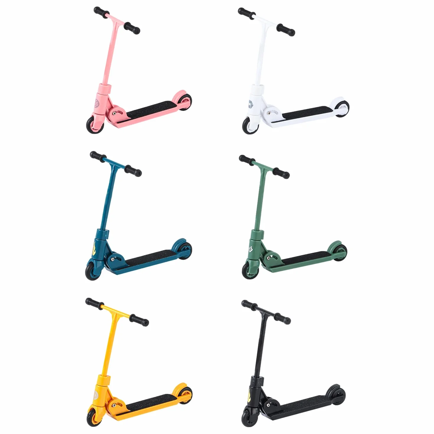 6 Pezzi Finger Roller, Simpatico Giocattolo A Punta di Dito, Giocattolo Creativo, Mini Scooter, Giocattolo per L'Allenamento delle Dita