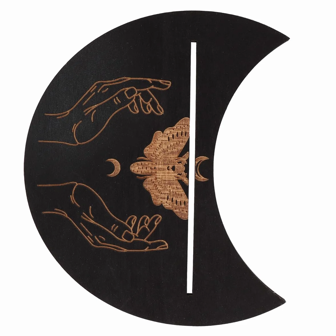 Set Di Tavole Ouija Nere in Legno, Classiche Tavole Parlanti Con Planchette, Tavola Degli Spiriti Con Messaggi Metafisici, Regali Wiccan Per Forniture Di Stregoneria