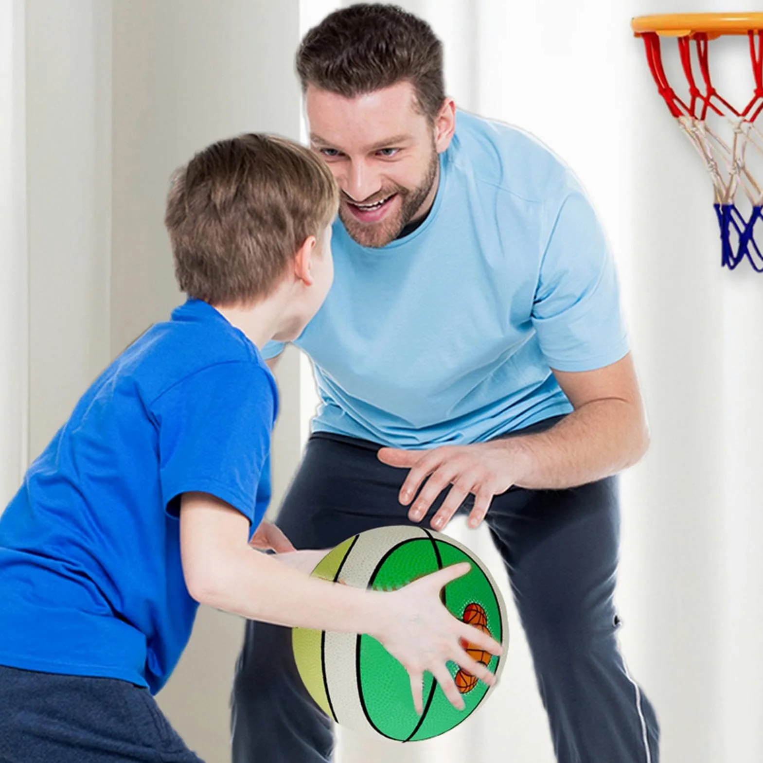 Générique Pallacanestro Silenzioso | Pallone Silenzioso per Interni - Pallina in Schiuma Giocattolo 3-12 Anni Assorbimento degli Urti per Giochi Collettivi Casa Scuola Camera Pavimento Pavimento