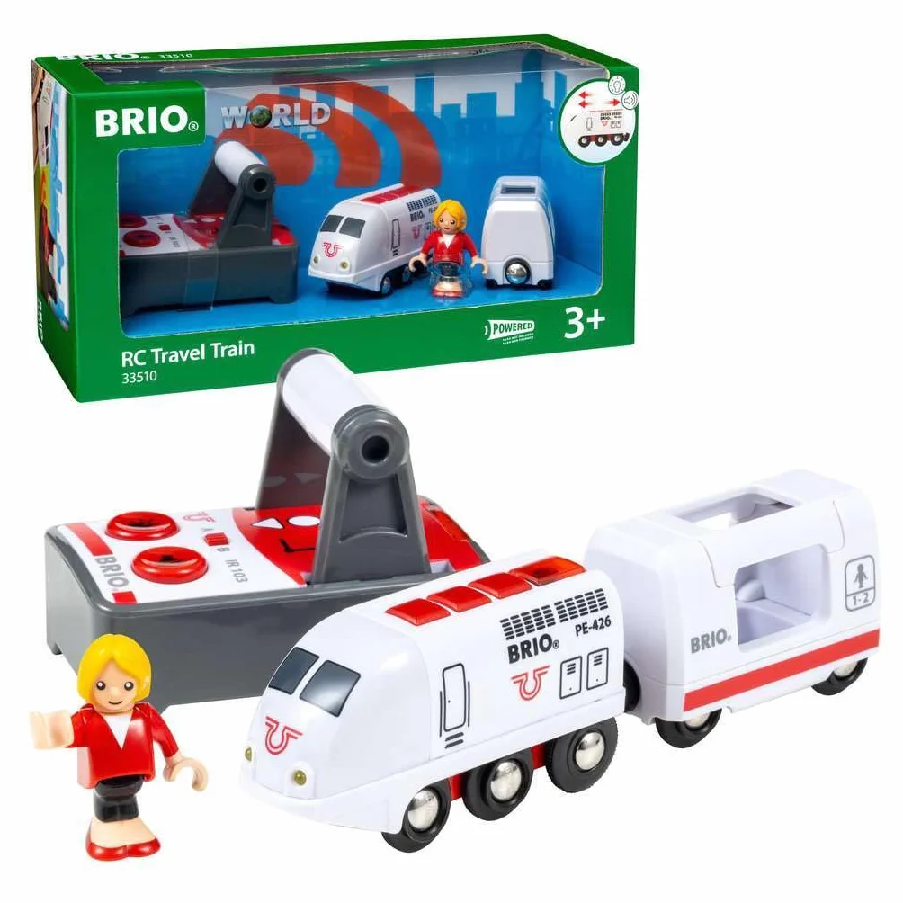 BRIO World – Treno Passeggeri Telecomandato | Accessorio Pista In Legno Per Bambini | Treno Brio Bambini 3 Anni O Più | Idee Regalo | Regalo 3 Anni