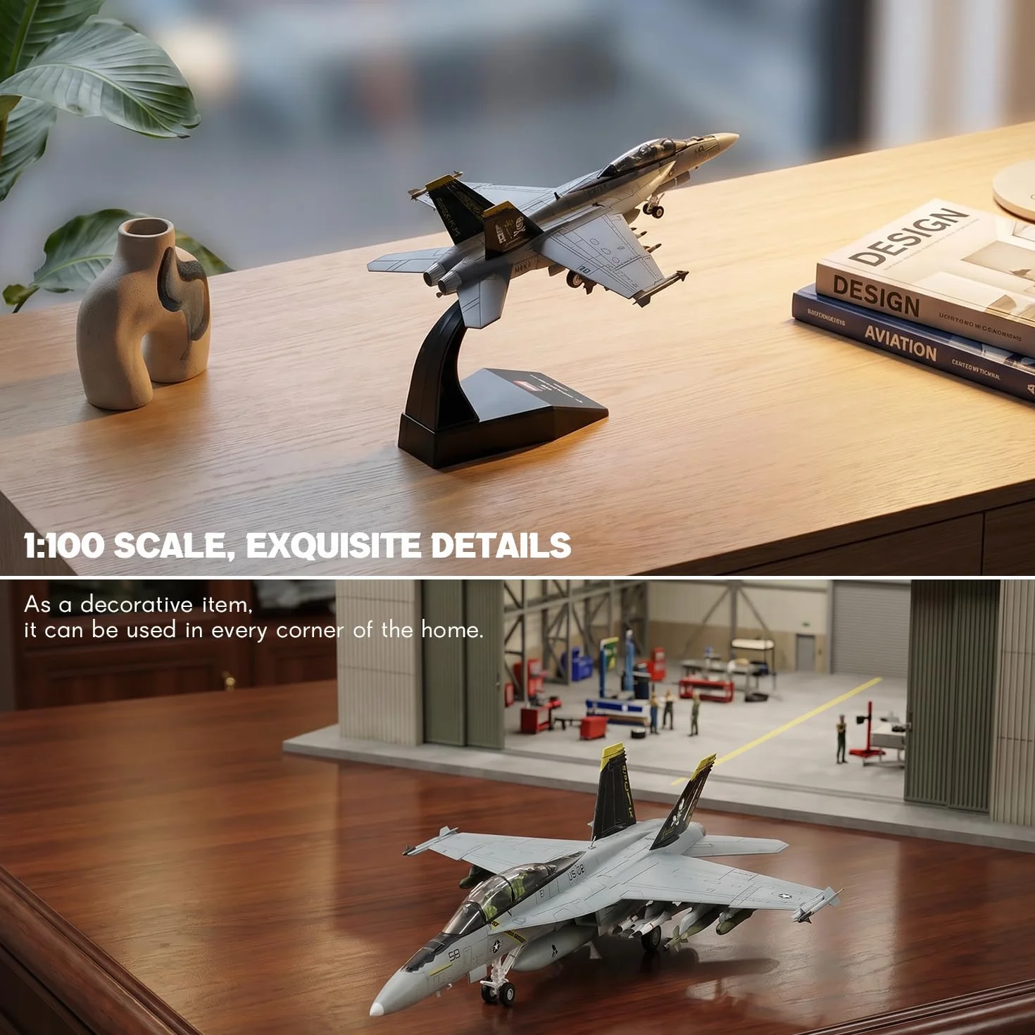 NUOTIE F/A-18 Super Hornet 1/100 VFA-103 Jolly Roger Modello da Caccia in Metallo Pressofuso