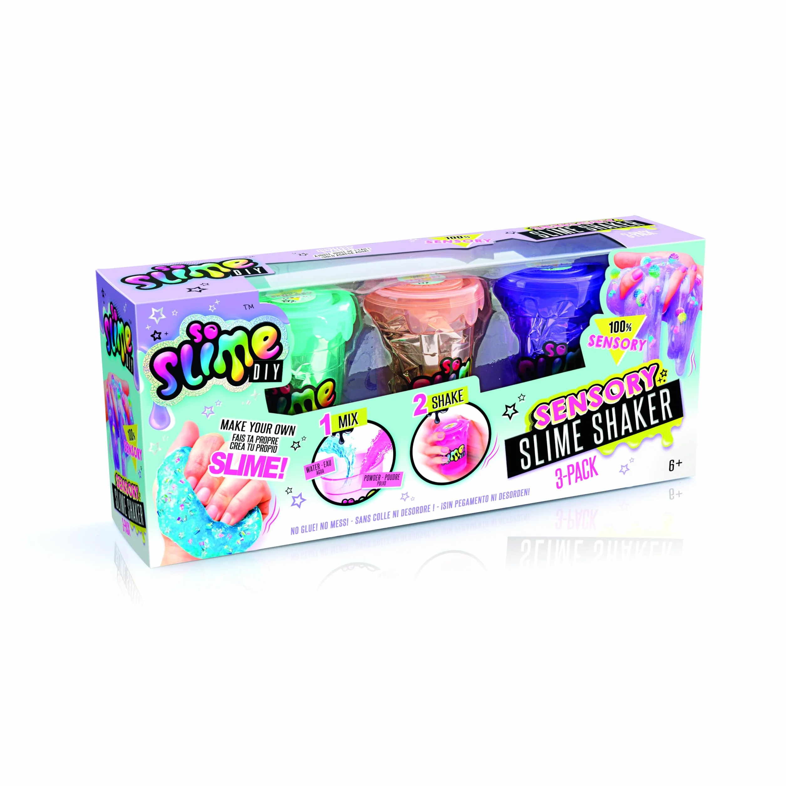 Canal Toys So Slime DIY Kit 3 Rainbow Slime per Bambini Giocattolo Creativo SSC 003