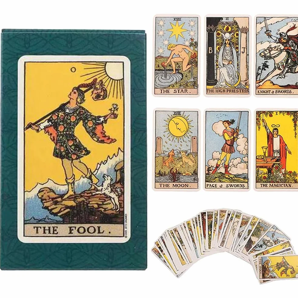 Besty Mazzo di Tarocchi per Principianti con Guida, Carte Divinazione Tradizionali