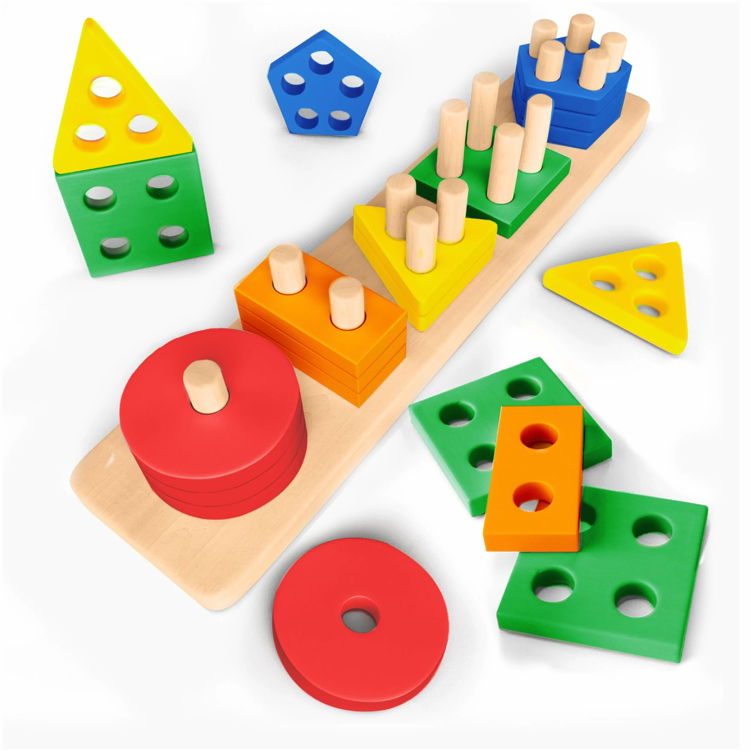 Sweety Fox Giochi Montessori 2 Anni - Giochi di Attività e Sviluppo 1 2 3 Anni - Giochi Bambini 2 Anni