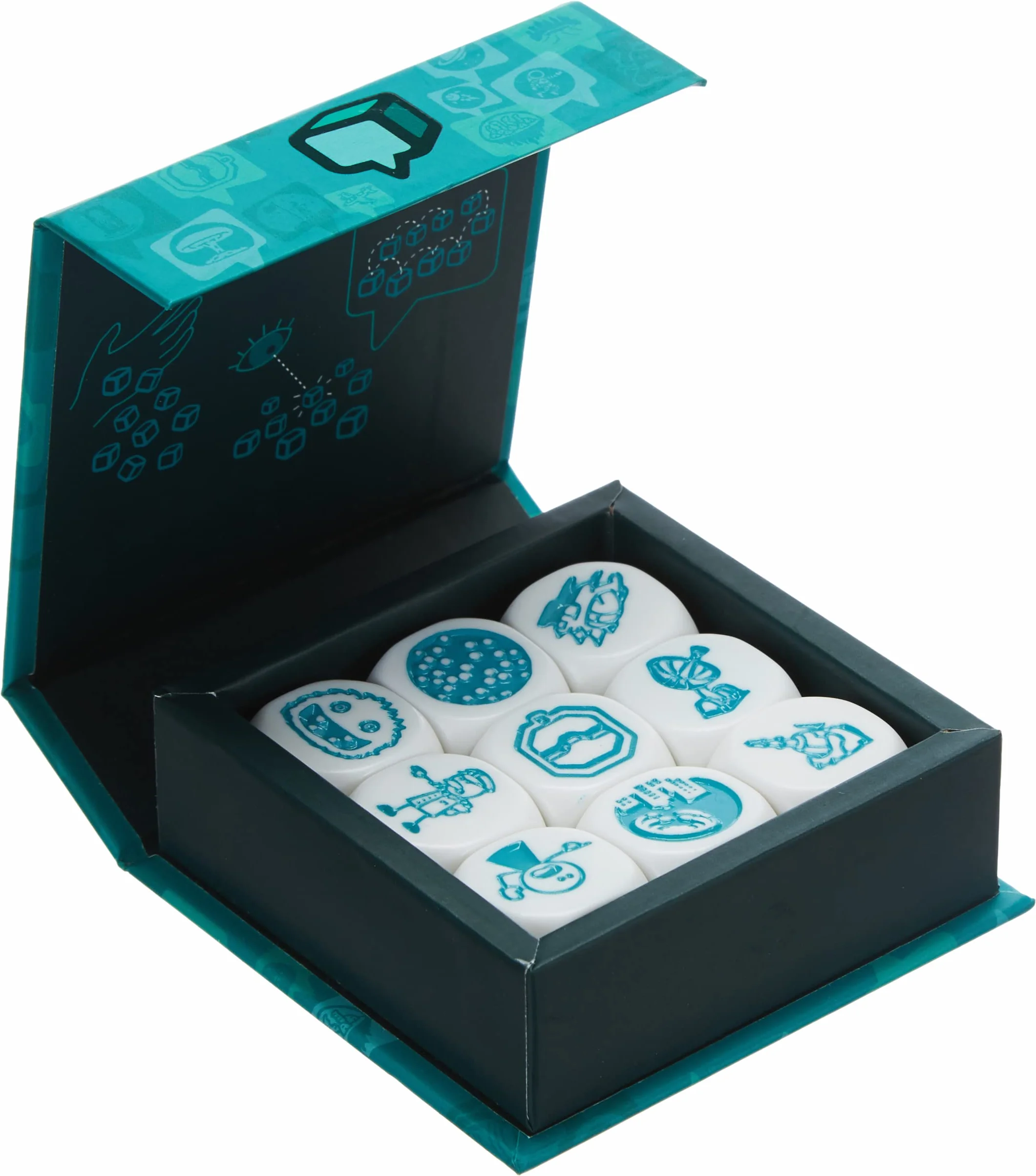 Asmodee Italia, Rory's Story Cubes Astro (Ottanio), Gioco di Dadi per Creare Storie, Edizione in Italiano, 8085