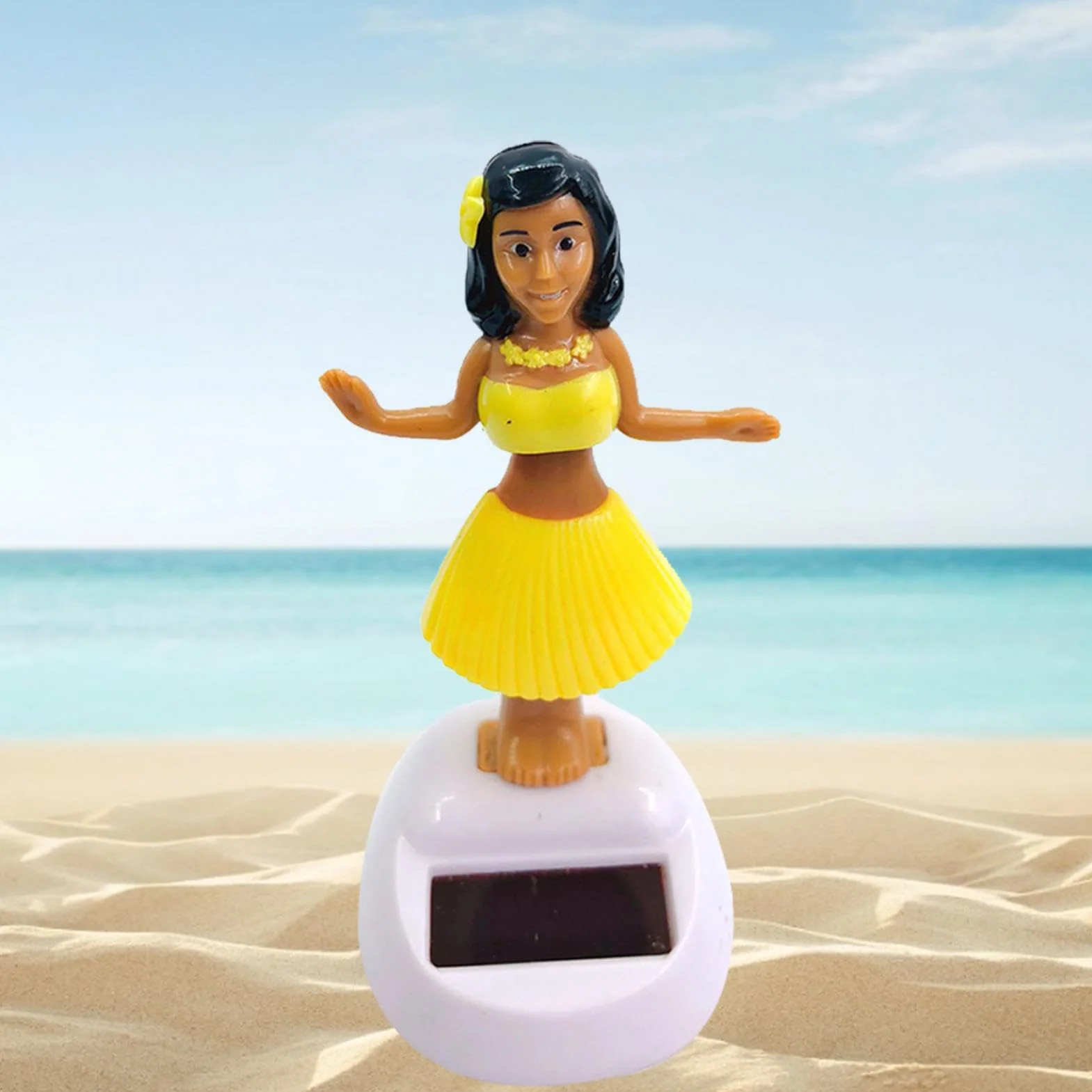Figure danzanti solari di Dtaigou | Giocattoli per bambine ad energia solare - Figure bobblehead solari per cani Ballerini per figure da crcotto, ornamenti interni per auto per bambini, per la decoraz