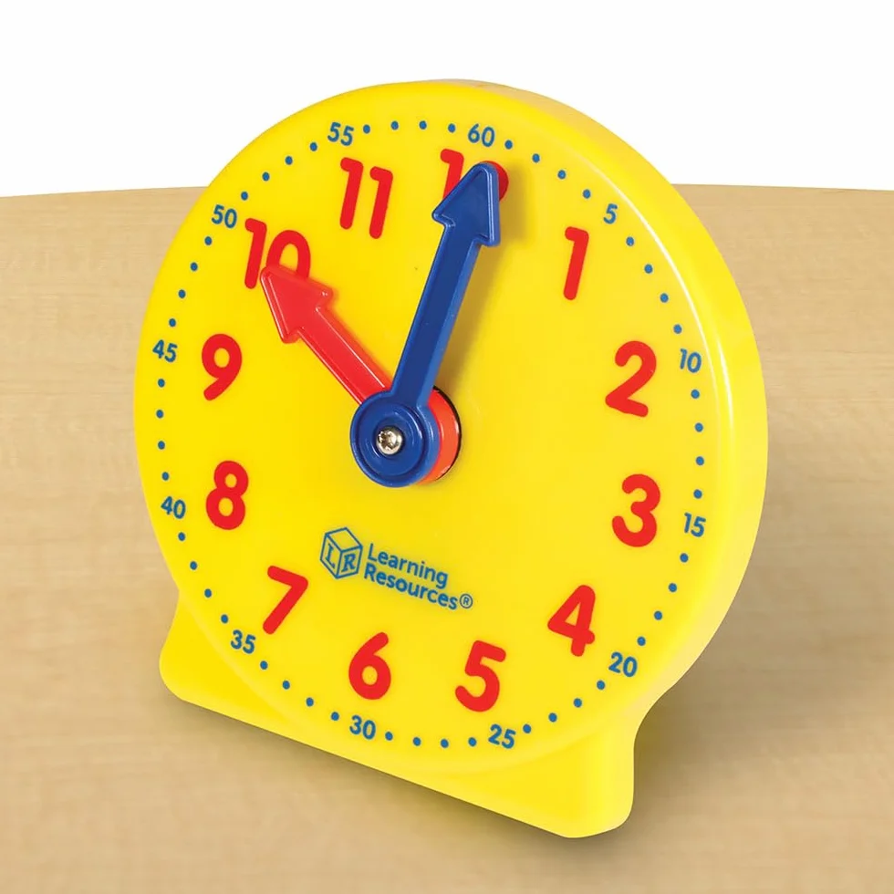 Learning Resources Mini Orologi Big Time, Pacchetto Intelligente per l’apprendimento Individuale della Matematica in Classe, dai 5 Anni in avanti