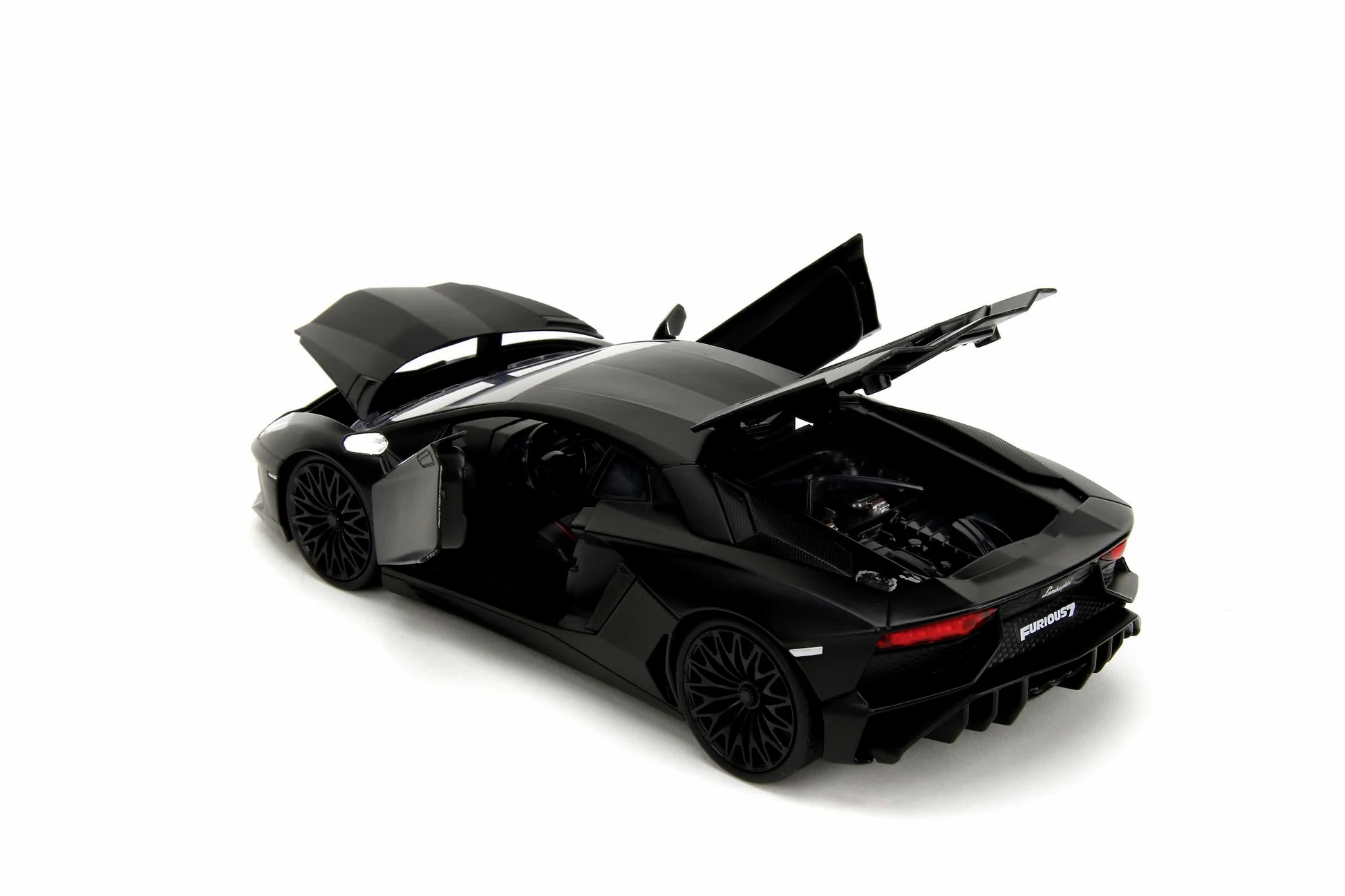 Fast & Furious JADA Toys SHAW'S LAMBORGHINI AVENTADOR modellino auto pressofuso, giocattoli per bambini e adulti, veicolo da collezione e da gioco, nero