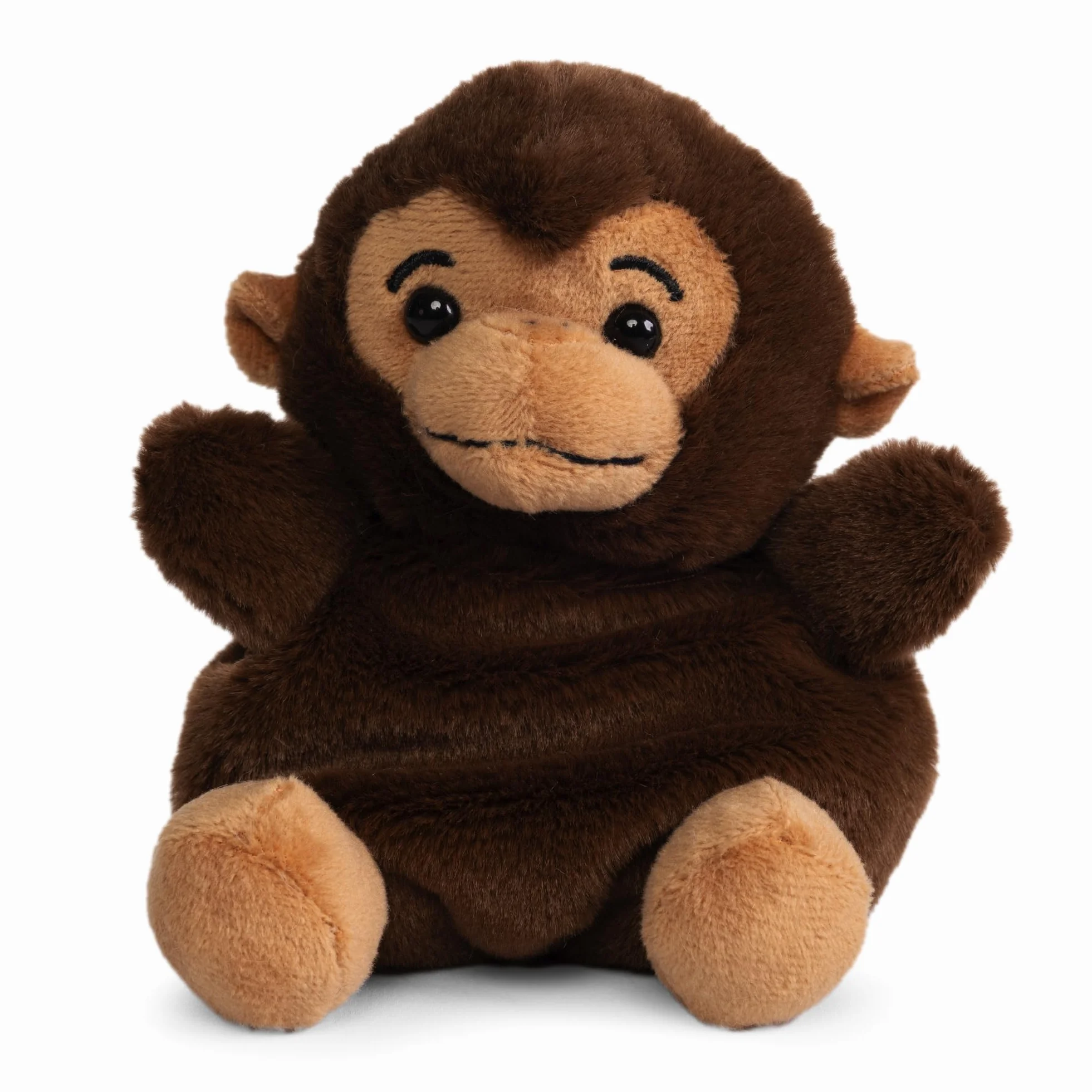 LITTLE Living Nature Snugglies Scimmia Peluche – Collezione Animali Safari per Bambini, Giocattolo Morbido e Coccoloso