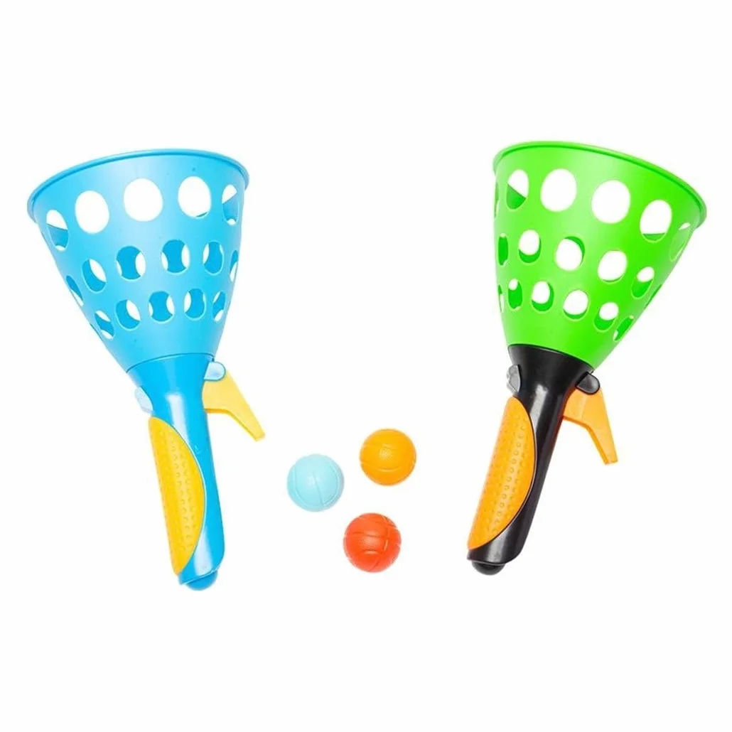 Trade Shop - Gioco Lancia Prendi Pallina Cestino con Palle Giocattoli per Bambini Colorati 6717032 -