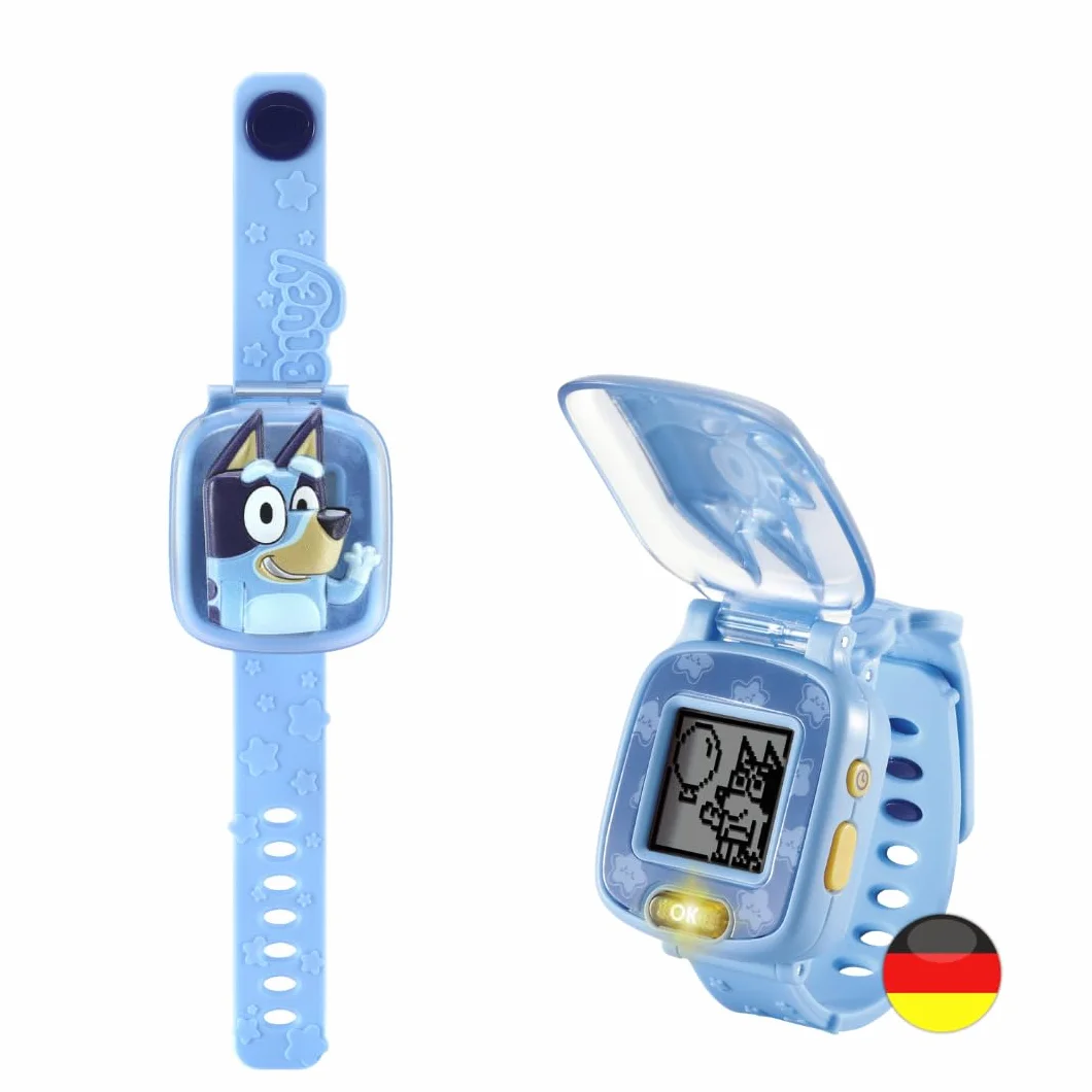 Vtech- Bluey-Orologio educativo, Multicolore, 80-554504