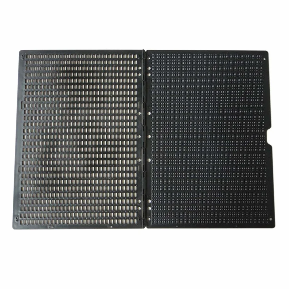 OTVEE - Lavagna per Braille 27 righe 30 caratteri per riga con manico, 2 pezzi, DIN A4, colore: Nero