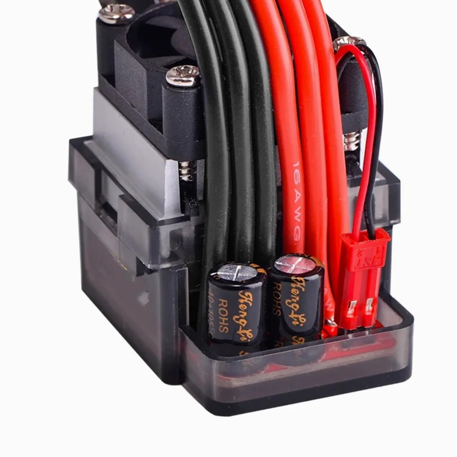 Per 7.2-16V Spazzolato Alta Tensione ESC 320A Regolatore Velocità Ventola RC Auto Modello Camion Accessorio Modificato Ricambio Fuoristrada Veicoli ESC RC