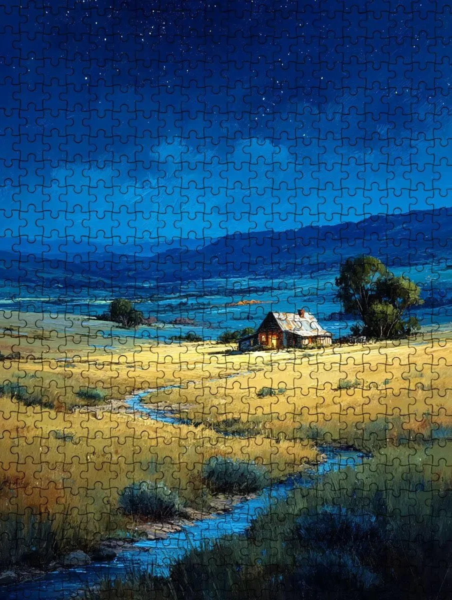 Puzzle 2000, Jigsaw Puzzle per Adulti, Foresta Delle Stelle BLQSBGA6-495 | Puzzle Classici, Impossibile Difficile Sfidanti Puzzles, Puzzle Decorativo per La Famiglia, Come Regalo e Decorazione Pareti