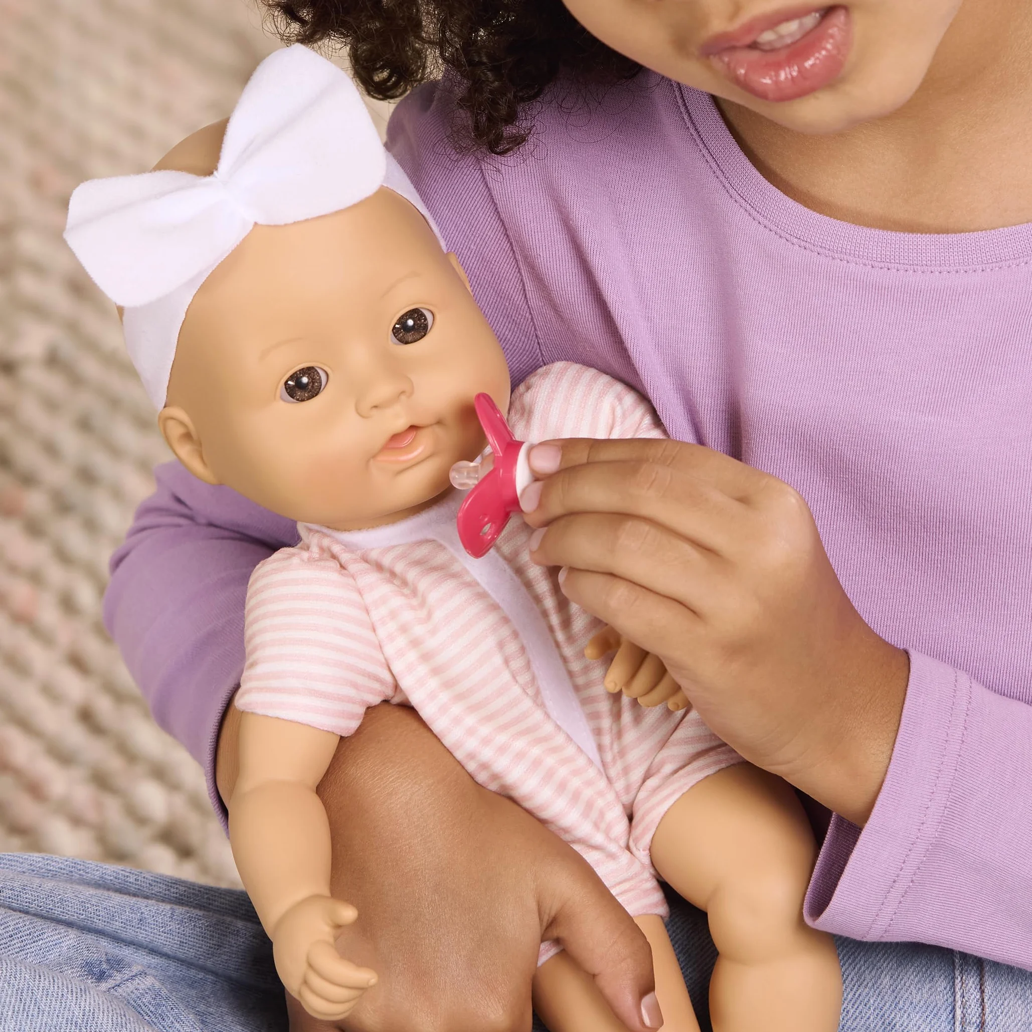 Baby Sweetheart - Tempo di bagno - bambola neonato dal corpo morbido di 30,5 cm con accessori - con libro di fiabe di facile lettura