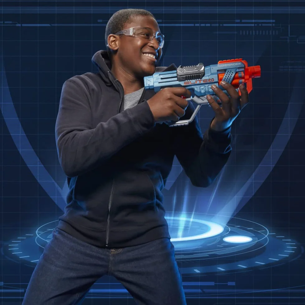 Hasbro Nerf Elite 2.0 Commander Blaster z Tamburo Rotante 12 Dardi