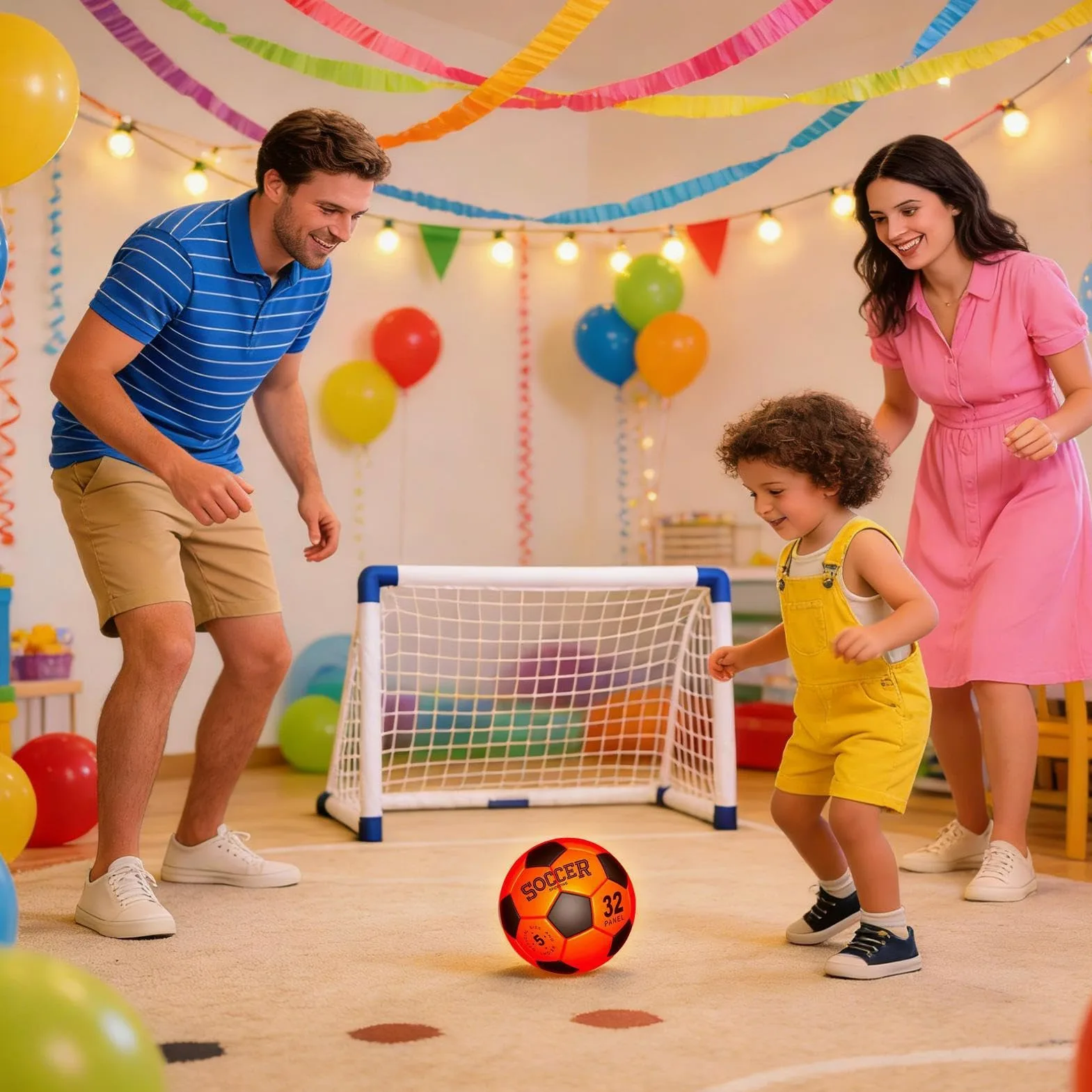 Pallone da Calcio Luminescente Ricaricabile Misura 5 Pompa Inclusa | Giochi di Calcio LED Luminosi Per Ragazzi Adolescenti Adulti Esterno Giardino Prato Cortile Percorso Spiaggia Compleanno