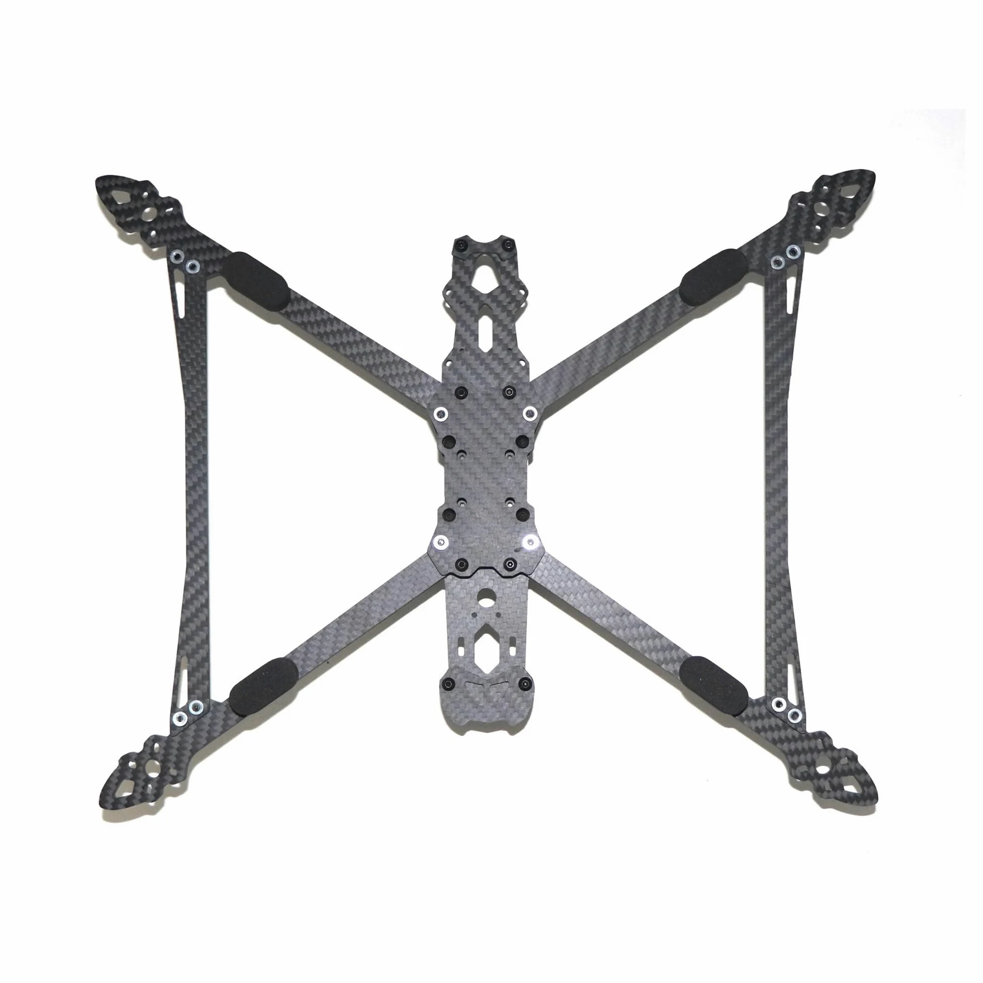 Kit telaio drone, Mark4 V2 fibra di carbonio 7/8/9/10 pollici | Telaio freestyle quadricottero tipo X, passo 295/367/387/427mm, interasse foro camera 19mm(Mark4 V2 10Inch427mm)