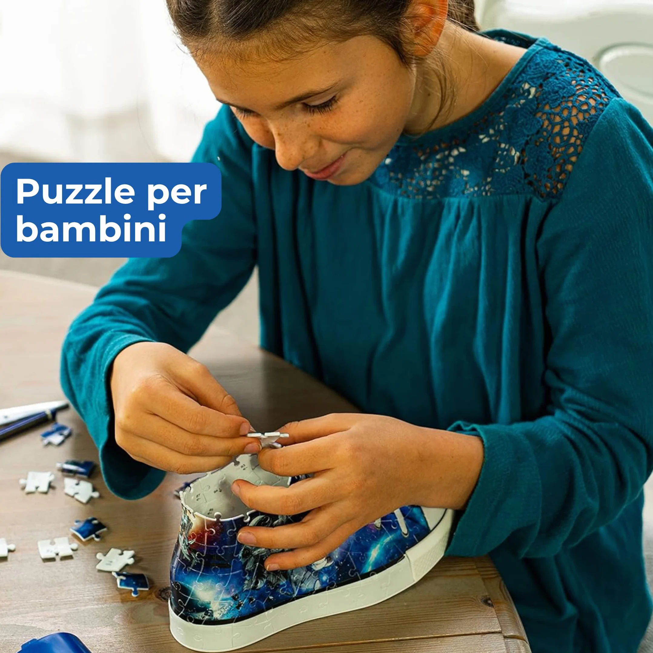 Ravensburger - Puzzle 3d Portapenne Sneaker Union Jack | Puzzle 3d Bambini A Partire Dagli 8 Anni | Modellismo Da Costruire Bambini Di 112 Pezzi | Regalo Bambino 8 Anni E Più