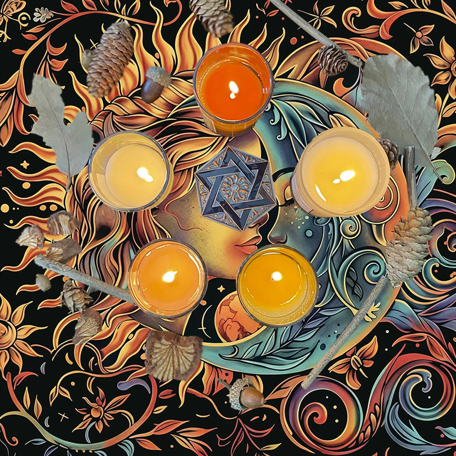 Pratico Tarocchi Pieghevole Panno Facile Da Pulire Velluti Divinazione Mat Tessuto Texture Adatto Per Pratiche Spirituali